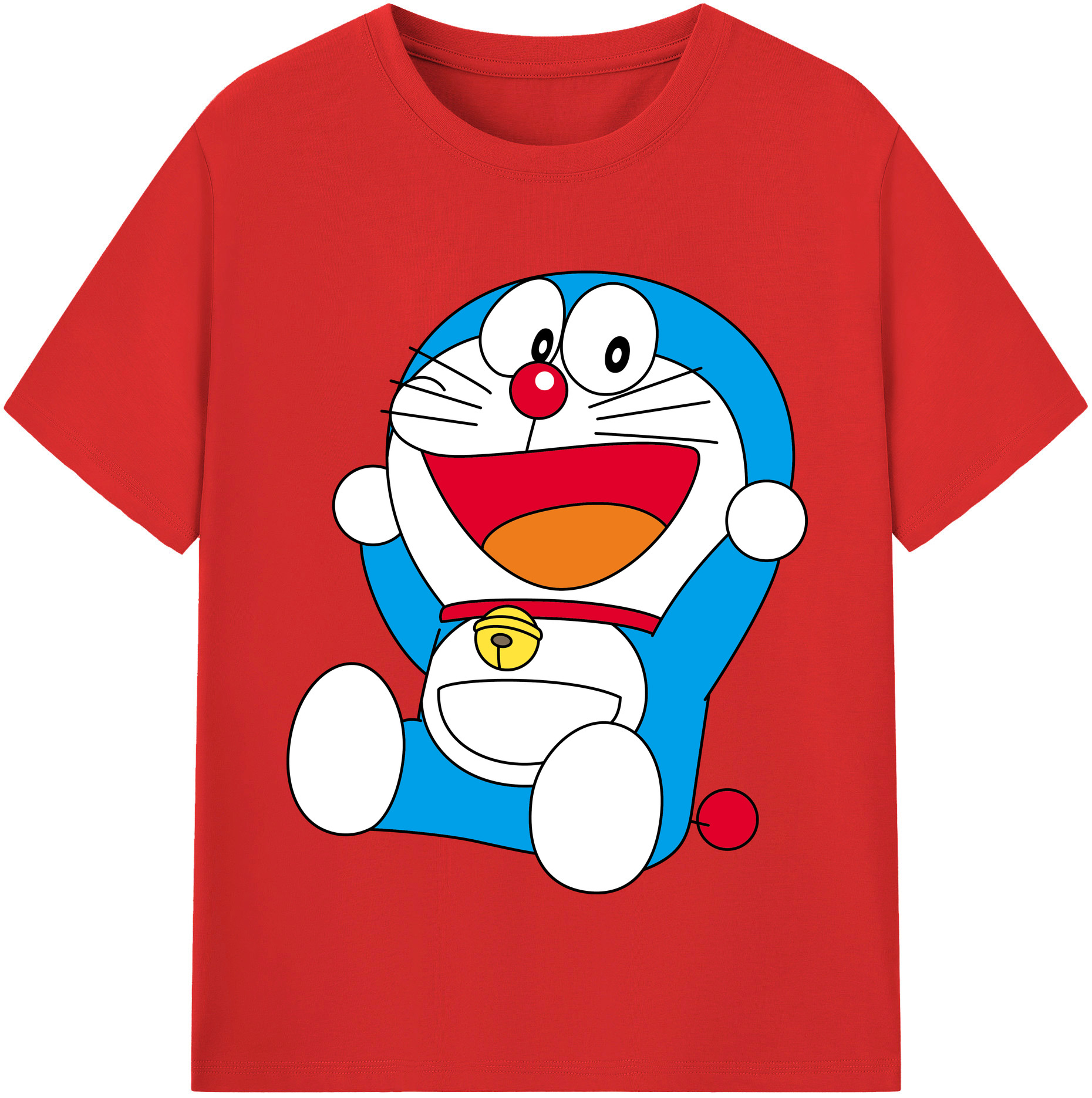 （画像用） ドラえもん Doraemon レディースカジュアルプリントTシャツ（綿100％）