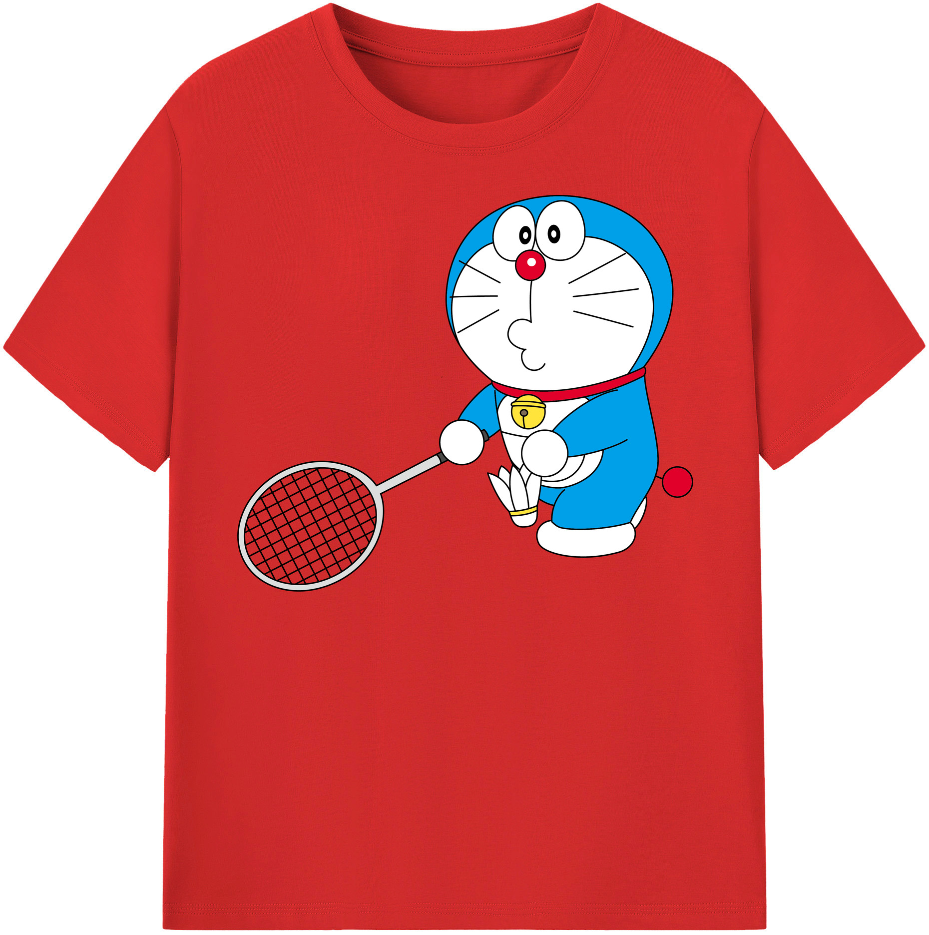 （画像用） ドラえもん Doraemon レディースカジュアルプリントTシャツ（綿100％）