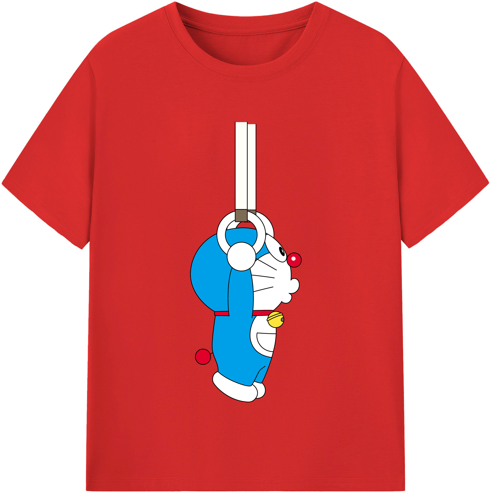（画像用） ドラえもん Doraemon レディースカジュアルプリントTシャツ（綿100％）