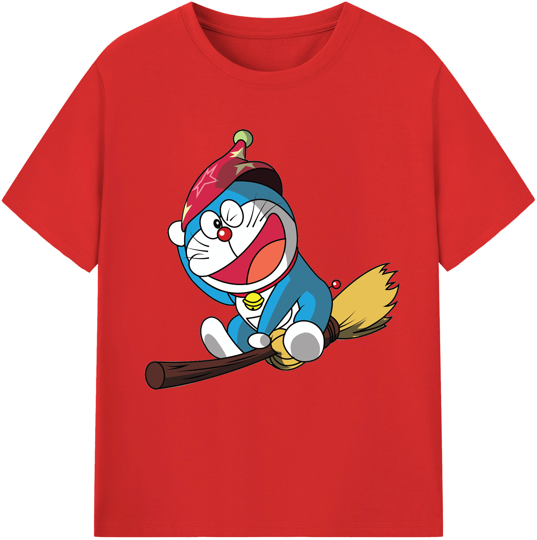 （画像用） ドラえもん Doraemon レディースカジュアルプリントTシャツ（綿100％）