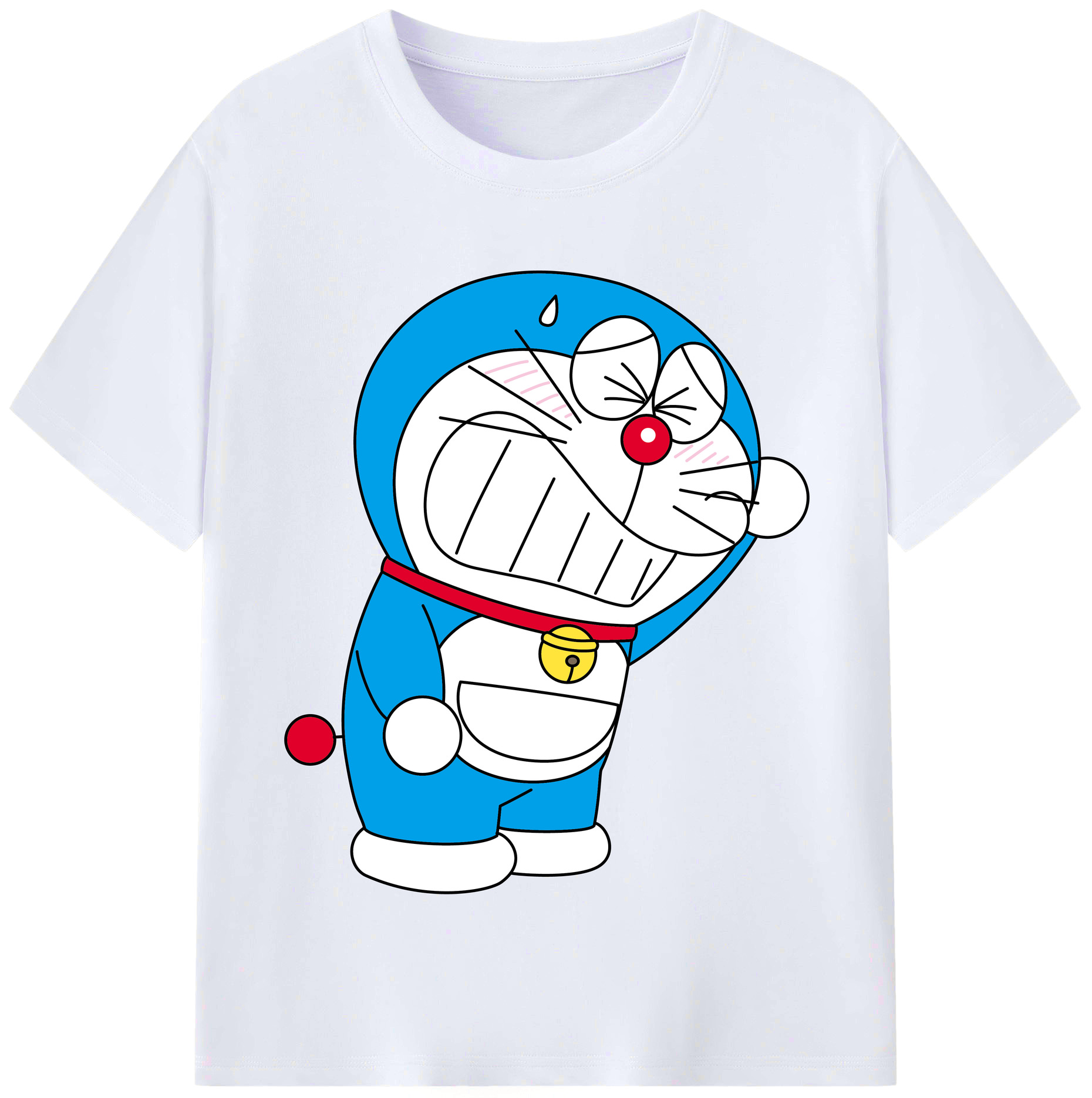 （画像用） ドラえもん Doraemon レディースカジュアルプリントTシャツ（綿100％）