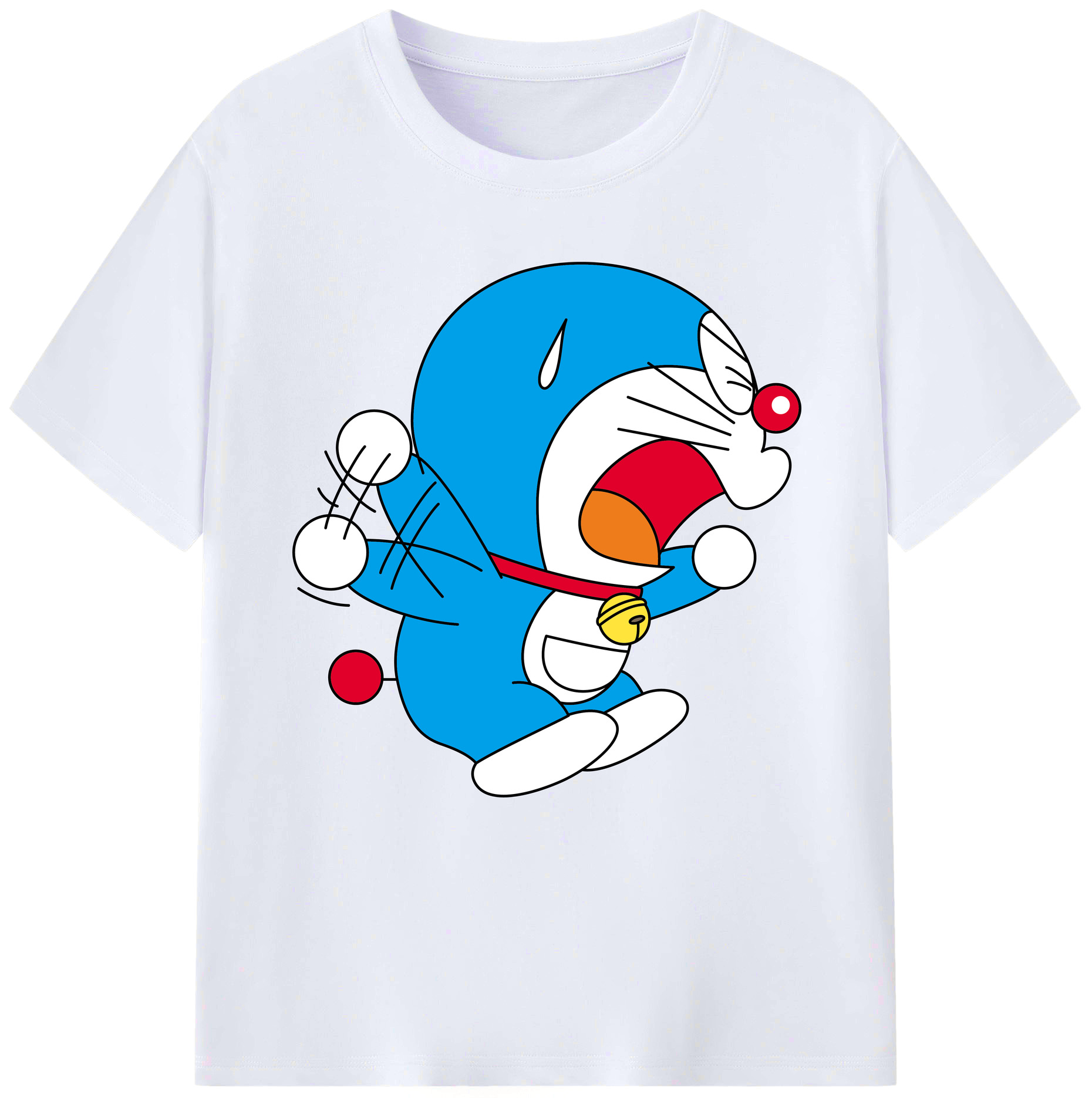 （画像用） ドラえもん Doraemon レディースカジュアルプリントTシャツ（綿100％）