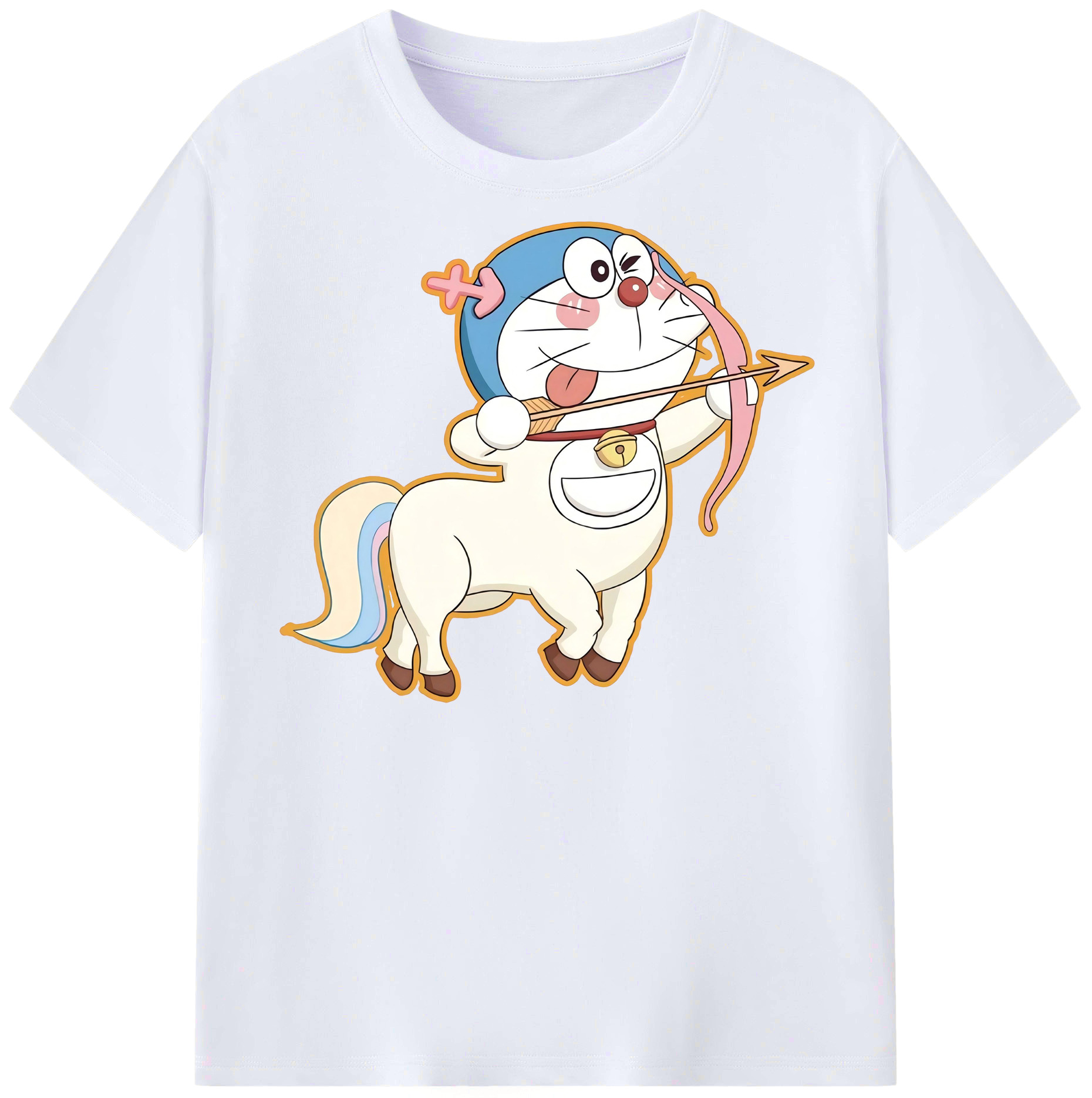 （画像用） ドラえもん Doraemon レディースカジュアルプリントTシャツ（綿100％）