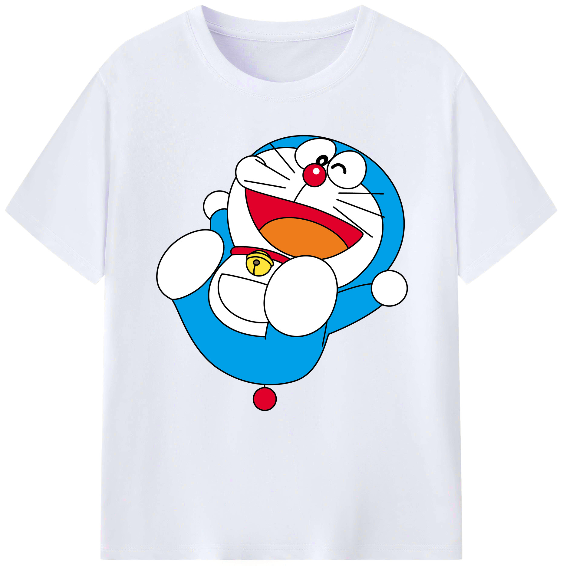 （画像用） ドラえもん Doraemon レディースカジュアルプリントTシャツ（綿100％）