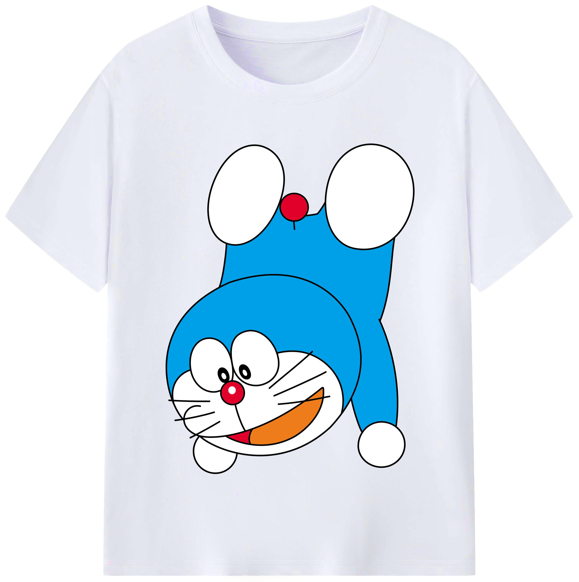 （画像用） ドラえもん Doraemon レディースカジュアルプリントTシャツ（綿100％）