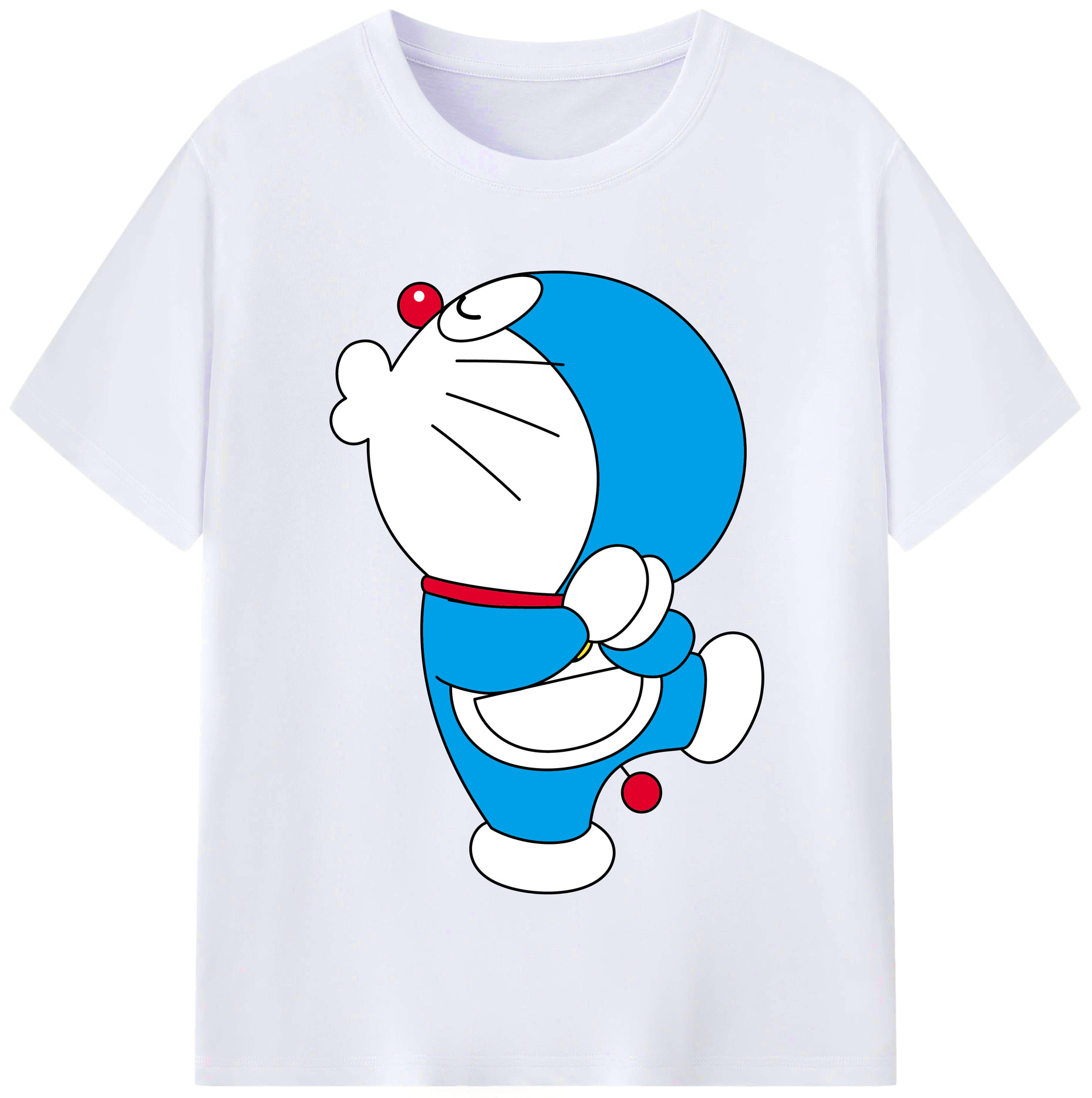 （画像用） ドラえもん Doraemon レディースカジュアルプリントTシャツ（綿100％）