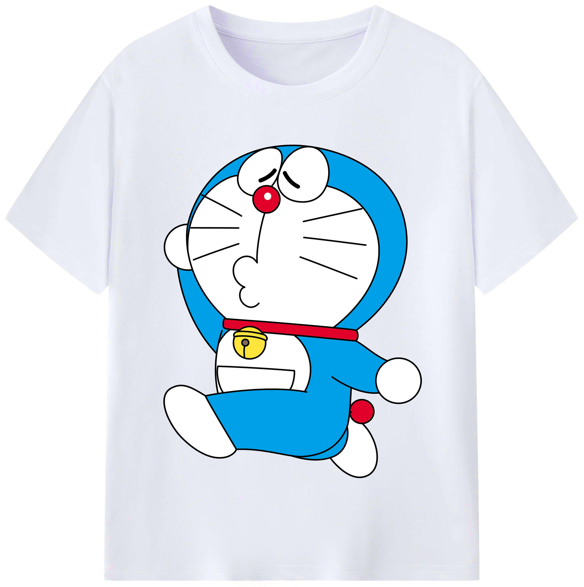 （画像用） ドラえもん Doraemon レディースカジュアルプリントTシャツ（綿100％）