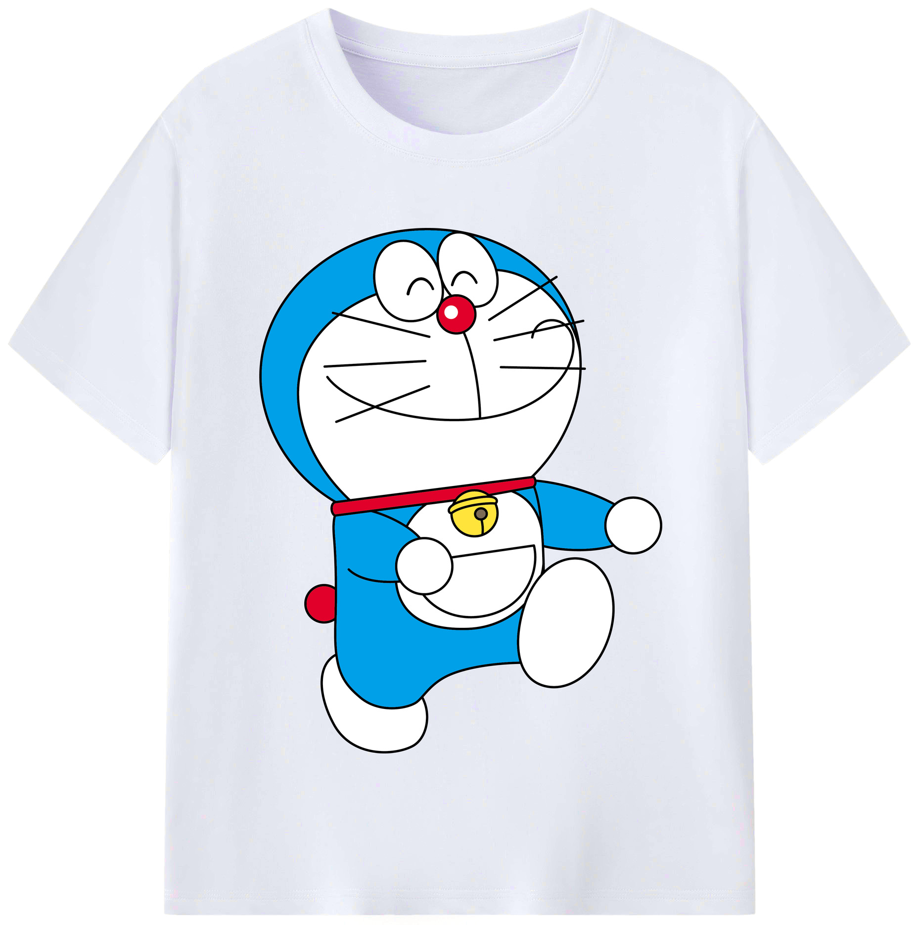 （画像用） ドラえもん Doraemon レディースカジュアルプリントTシャツ（綿100％）