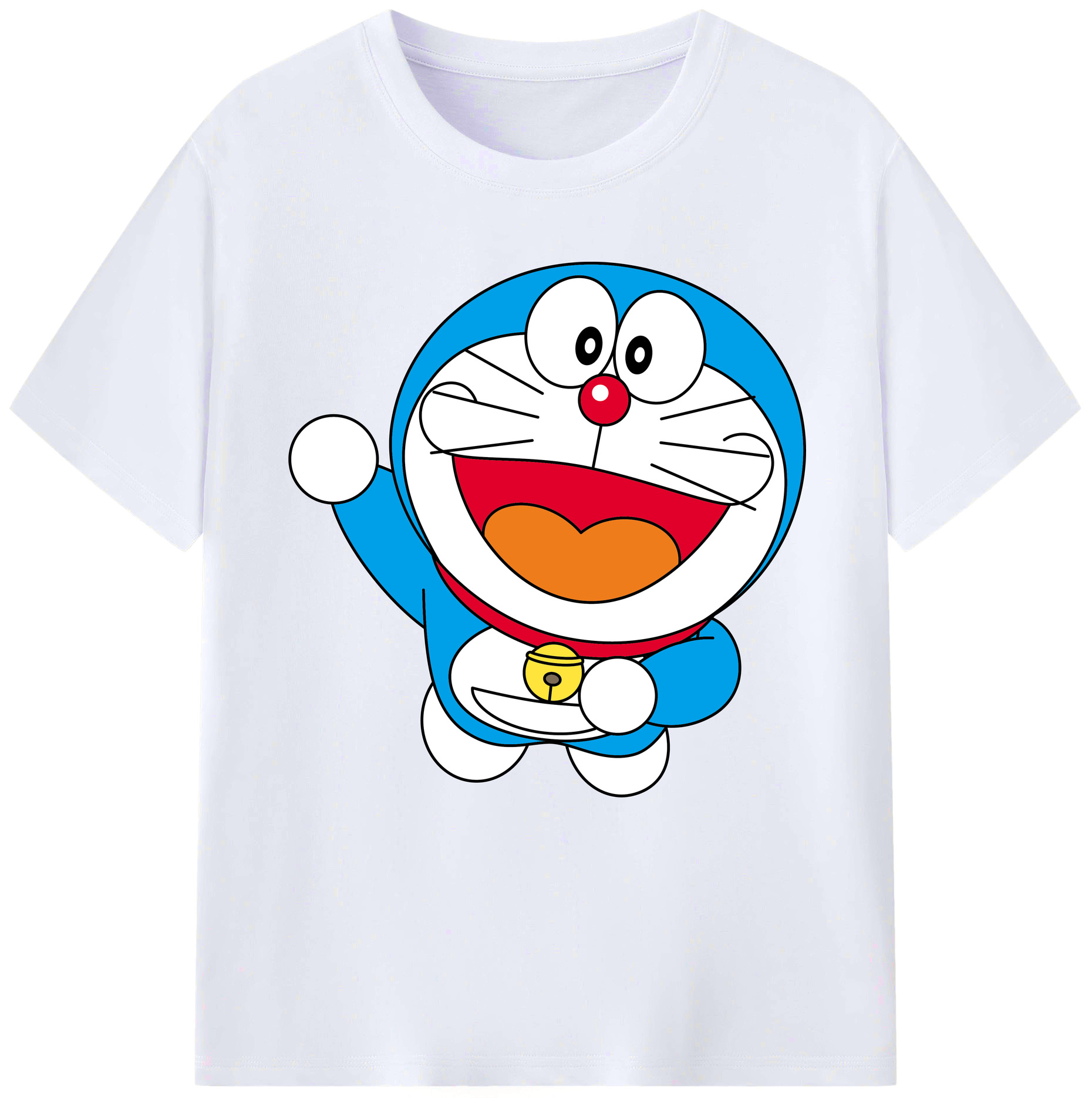 （画像用） ドラえもん Doraemon レディースカジュアルプリントTシャツ（綿100％）