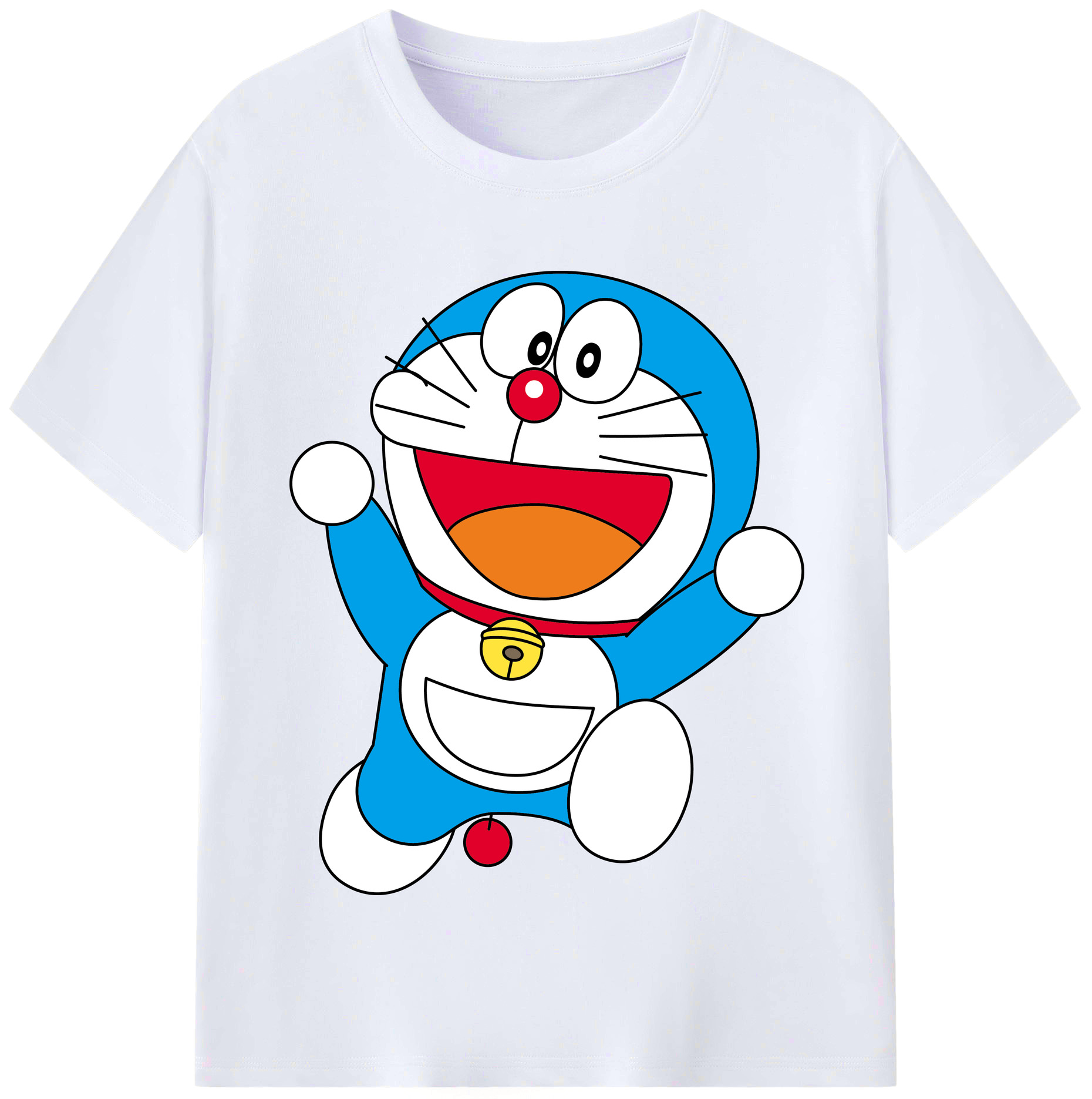 （画像用） ドラえもん Doraemon レディースカジュアルプリントTシャツ（綿100％）