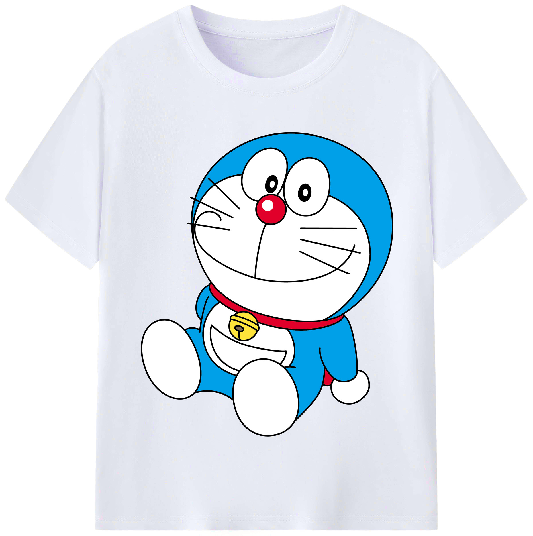 （画像用） ドラえもん Doraemon レディースカジュアルプリントTシャツ（綿100％）