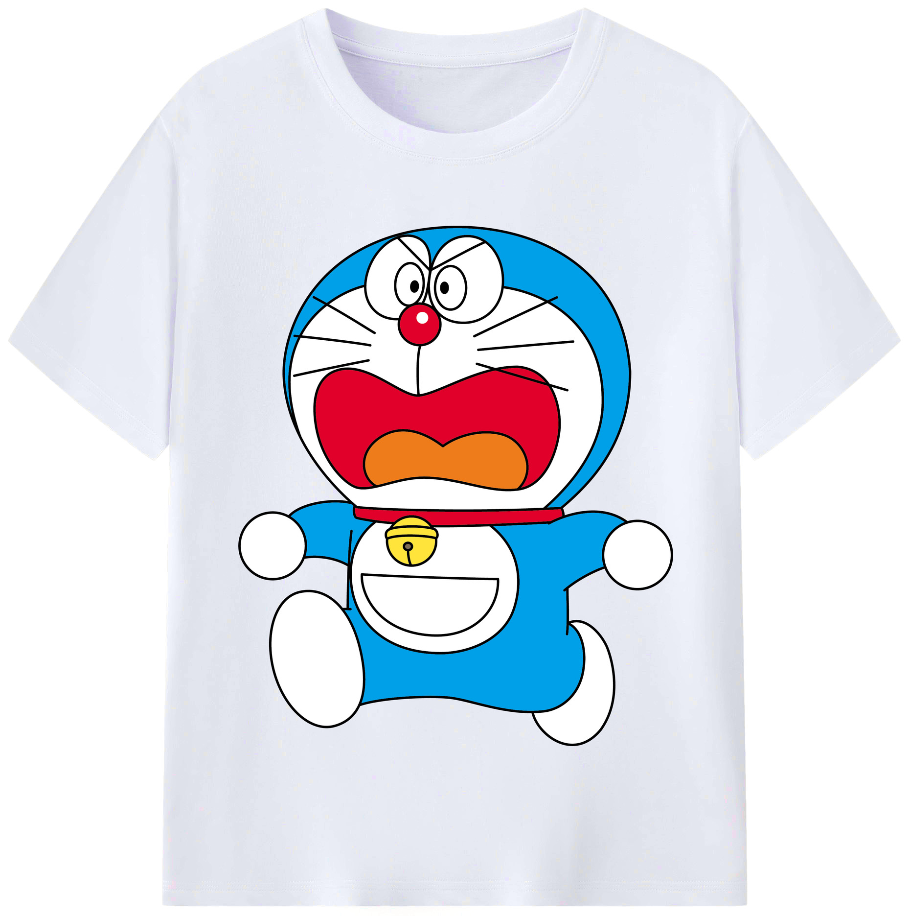 （画像用） ドラえもん Doraemon レディースカジュアルプリントTシャツ（綿100％）