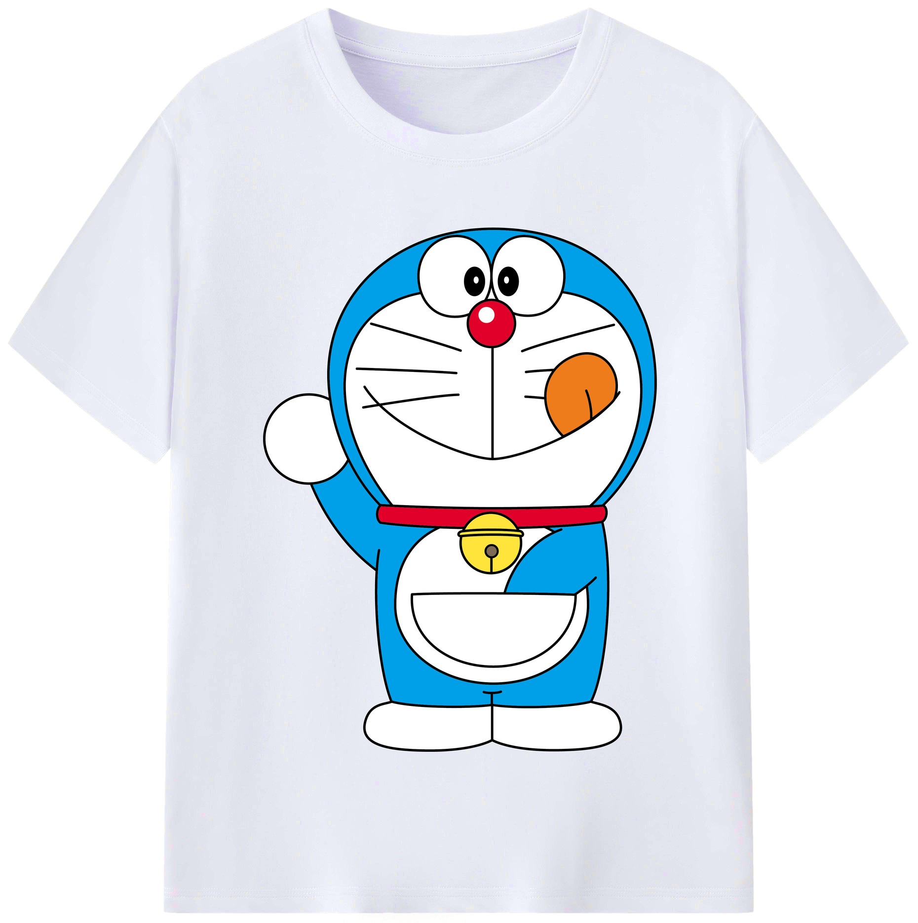 （画像用） ドラえもん Doraemon レディースカジュアルプリントTシャツ（綿100％）
