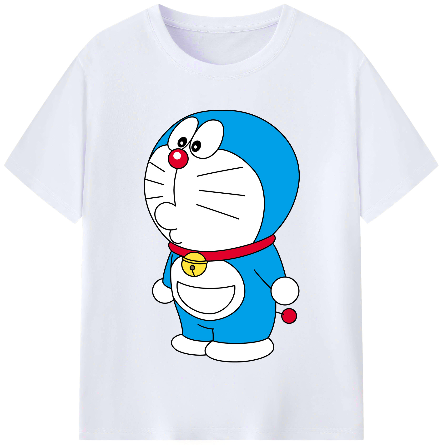 （画像用） ドラえもん Doraemon レディースカジュアルプリントTシャツ（綿100％）