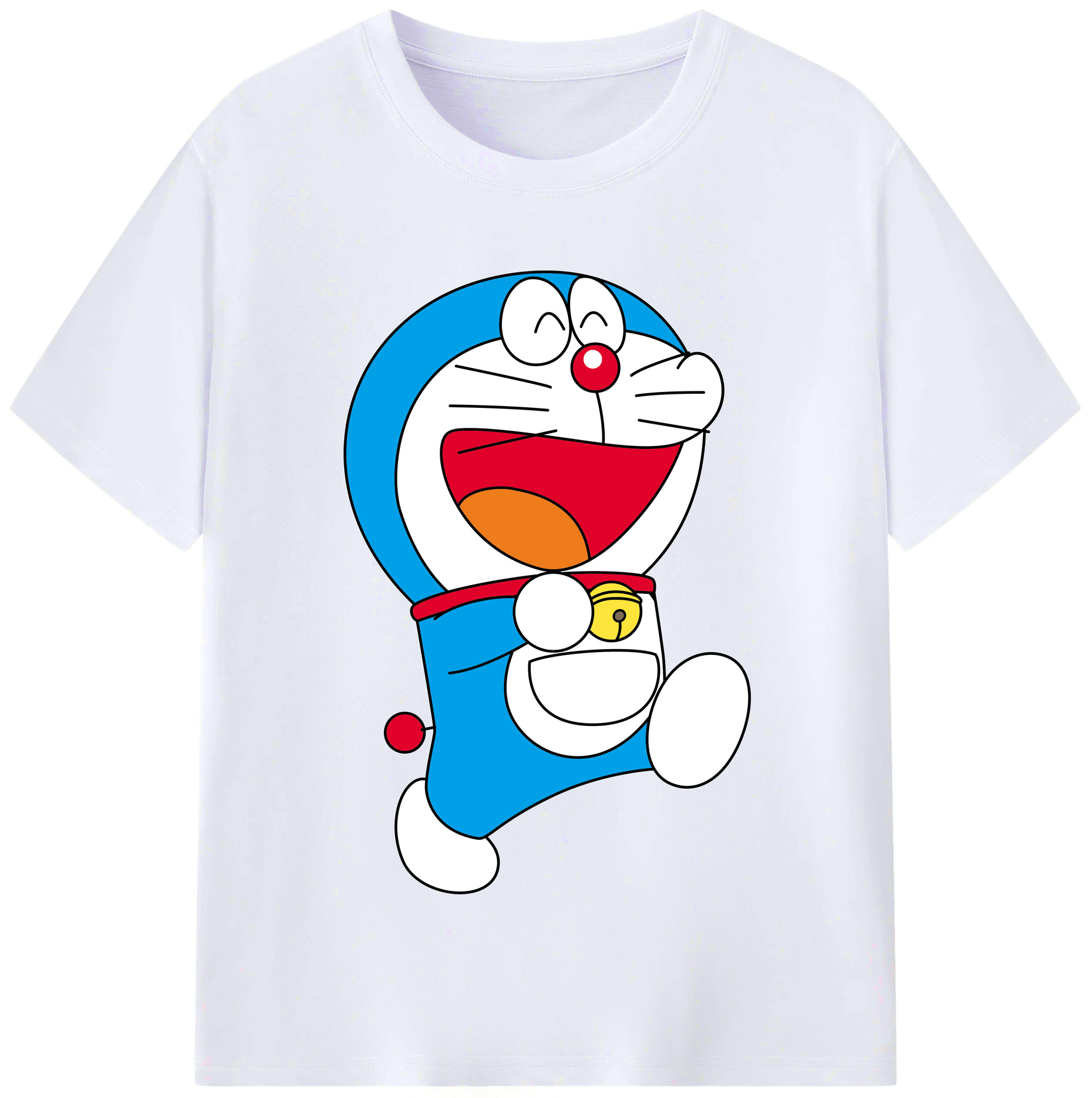 （画像用） ドラえもん Doraemon レディースカジュアルプリントTシャツ（綿100％）