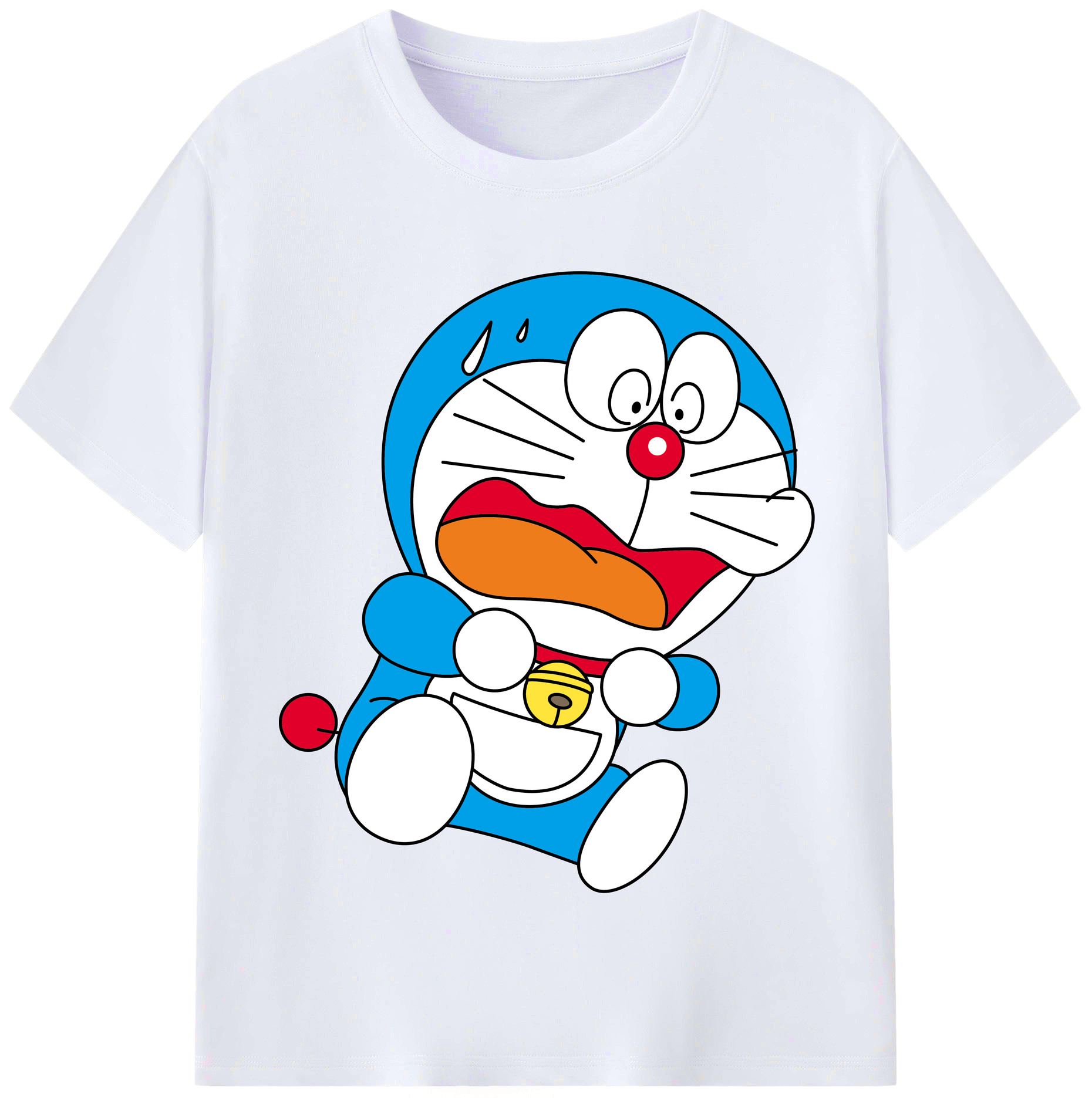 （画像用） ドラえもん Doraemon レディースカジュアルプリントTシャツ（綿100％）