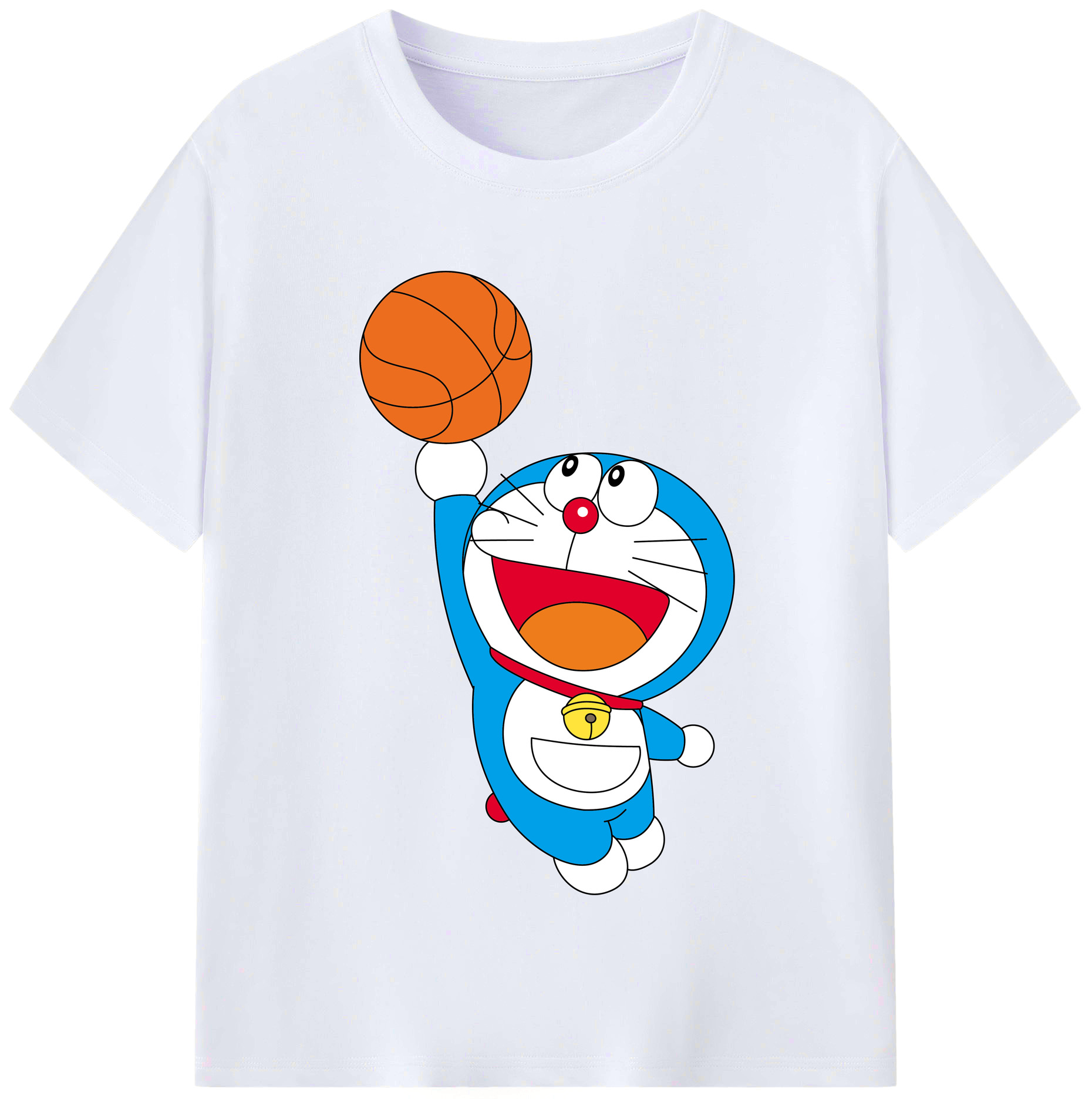 （画像用） ドラえもん Doraemon レディースカジュアルプリントTシャツ（綿100％）