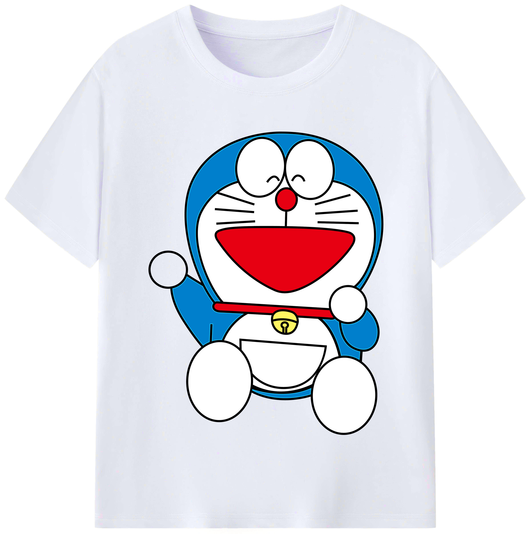 （画像用） ドラえもん Doraemon レディースカジュアルプリントTシャツ（綿100％）