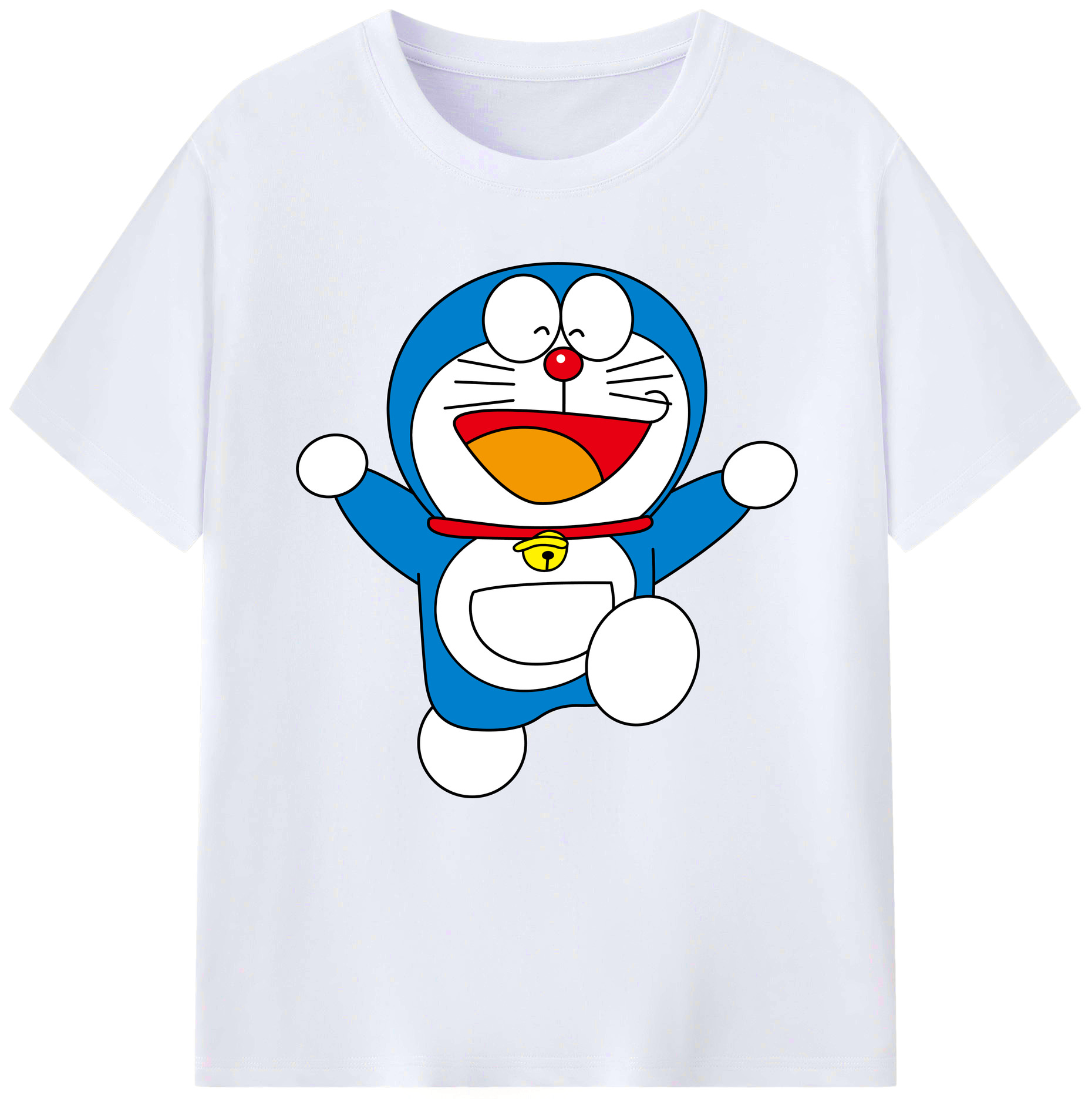 （画像用） ドラえもん Doraemon レディースカジュアルプリントTシャツ（綿100％）