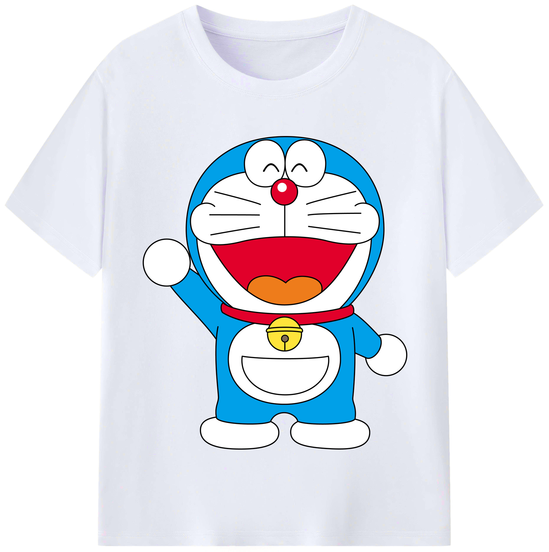 （画像用） ドラえもん Doraemon レディースカジュアルプリントTシャツ（綿100％）