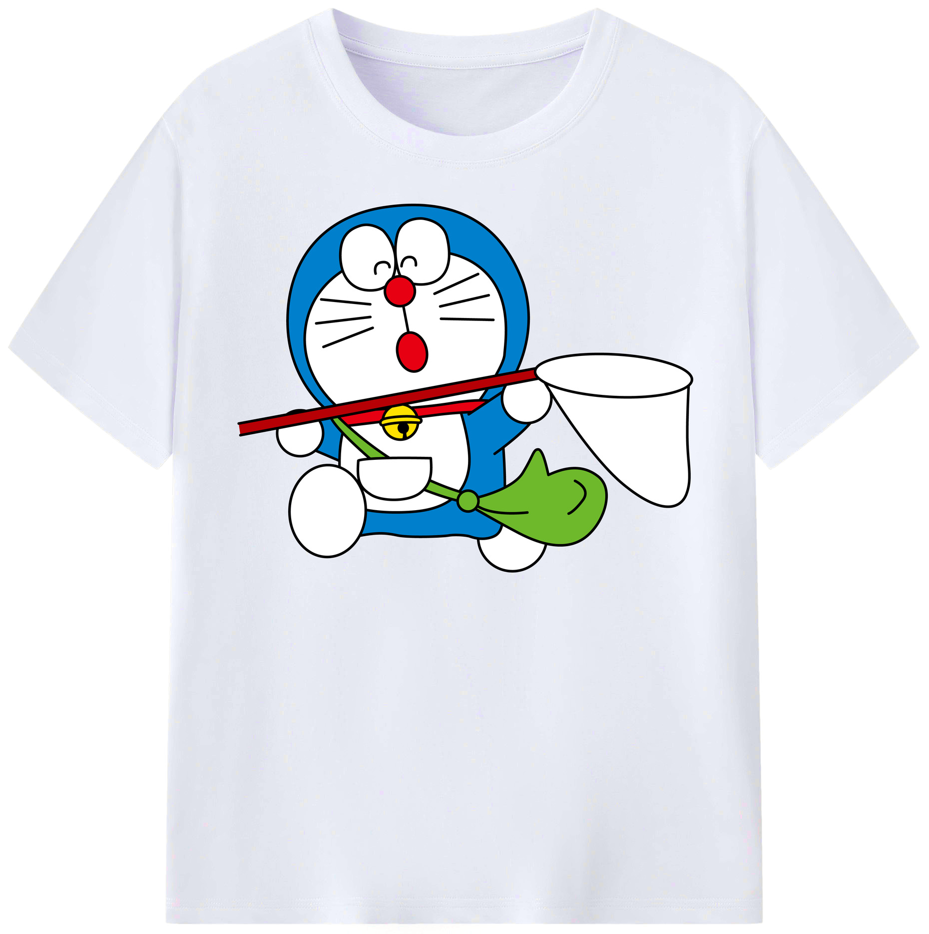 （画像用） ドラえもん Doraemon レディースカジュアルプリントTシャツ（綿100％）