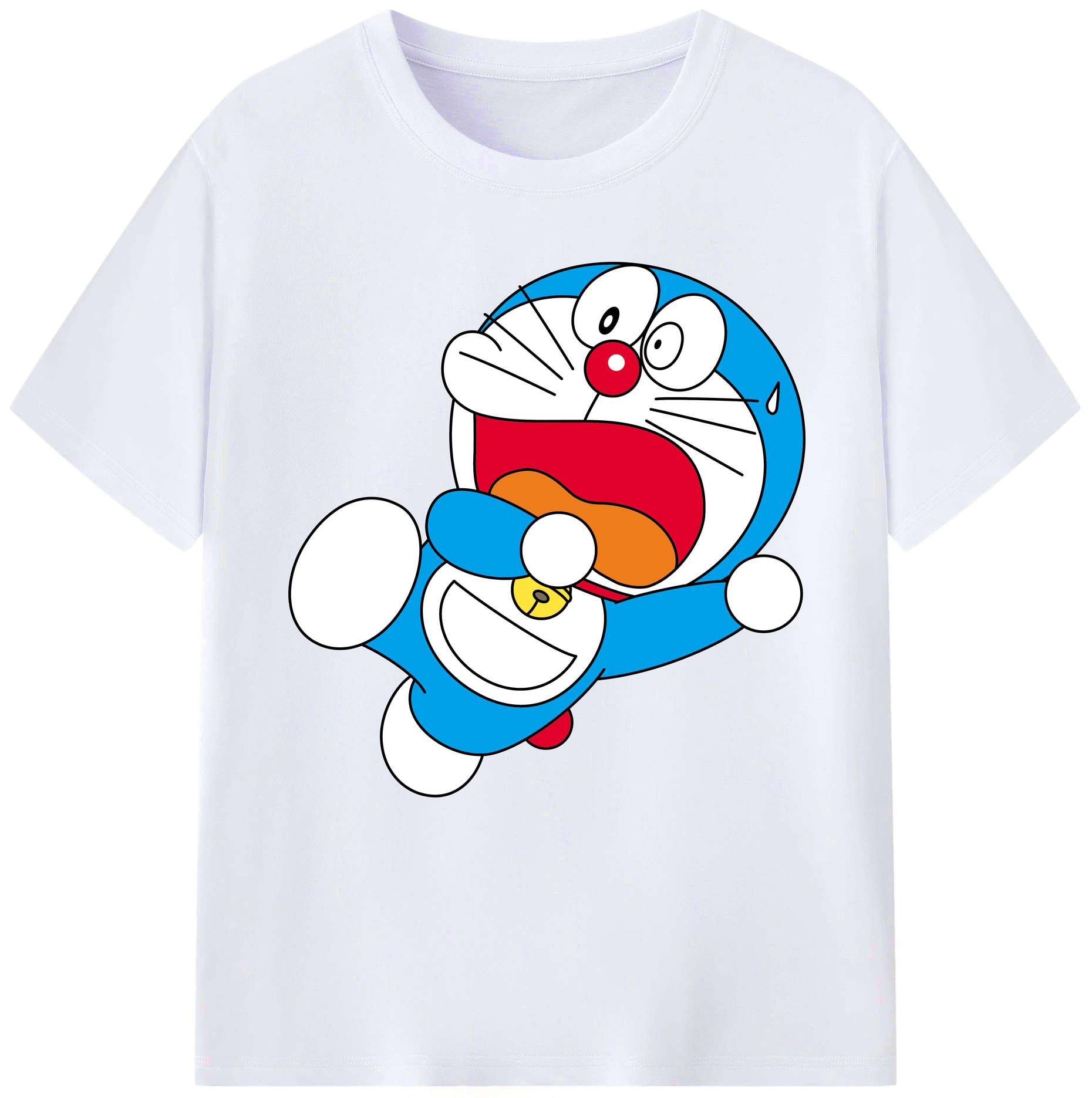（画像用） ドラえもん Doraemon レディースカジュアルプリントTシャツ（綿100％）
