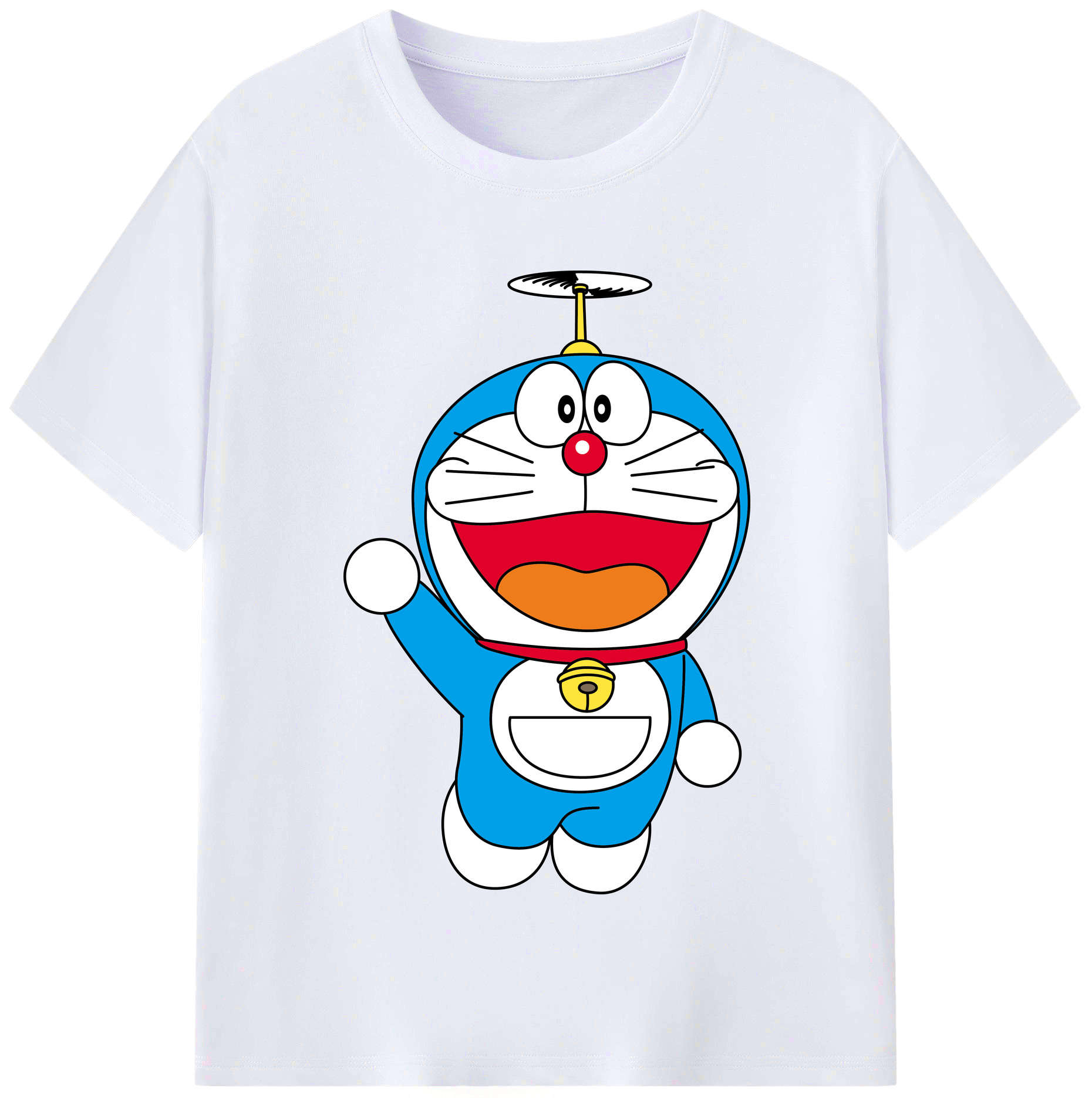 （画像用） ドラえもん Doraemon レディースカジュアルプリントTシャツ（綿100％）