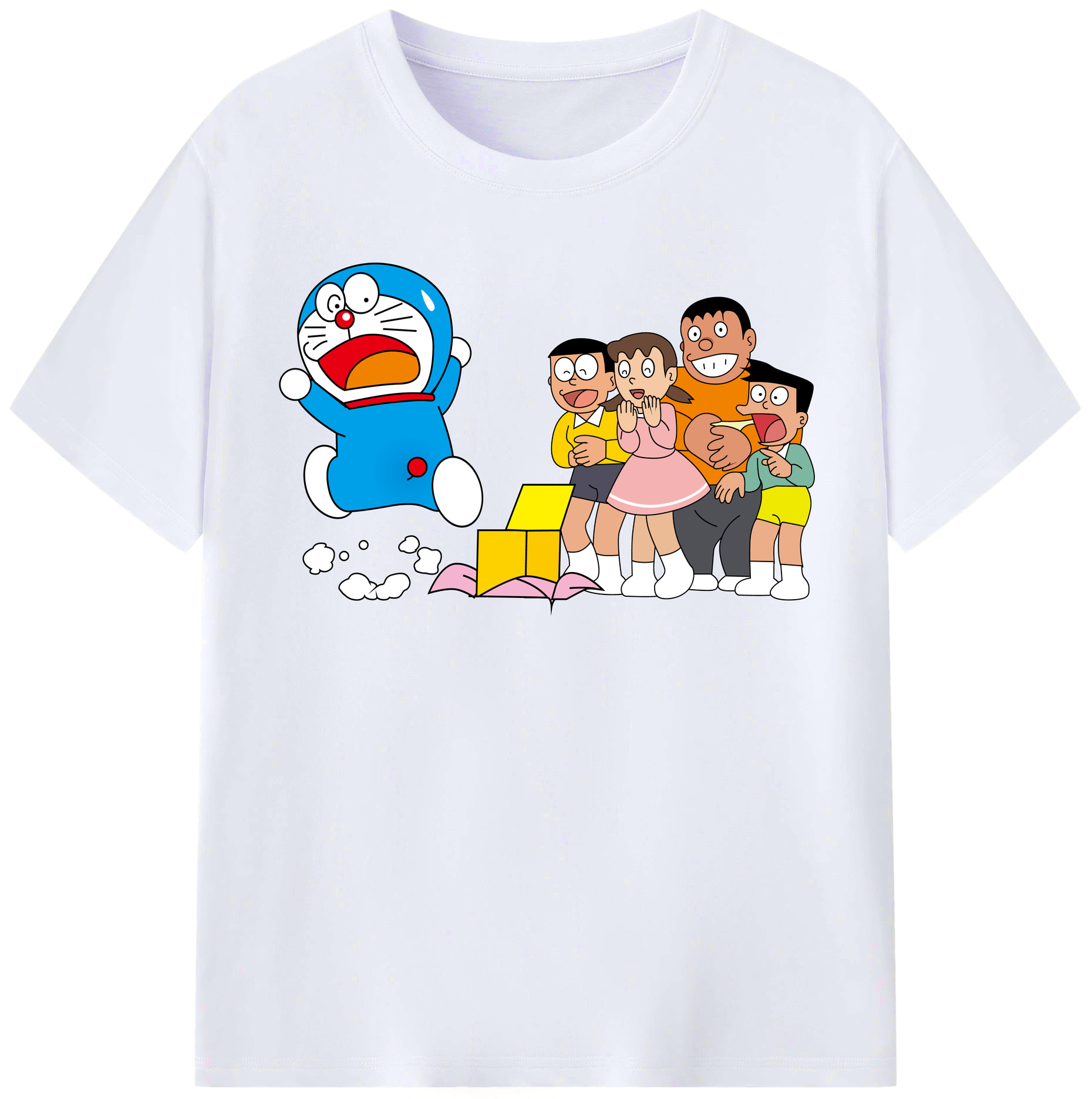 （画像用） ドラえもん 骨川 スネ夫 Doraemon Honekawa Suneo レディースカジュアルプリントTシャツ（綿100％）