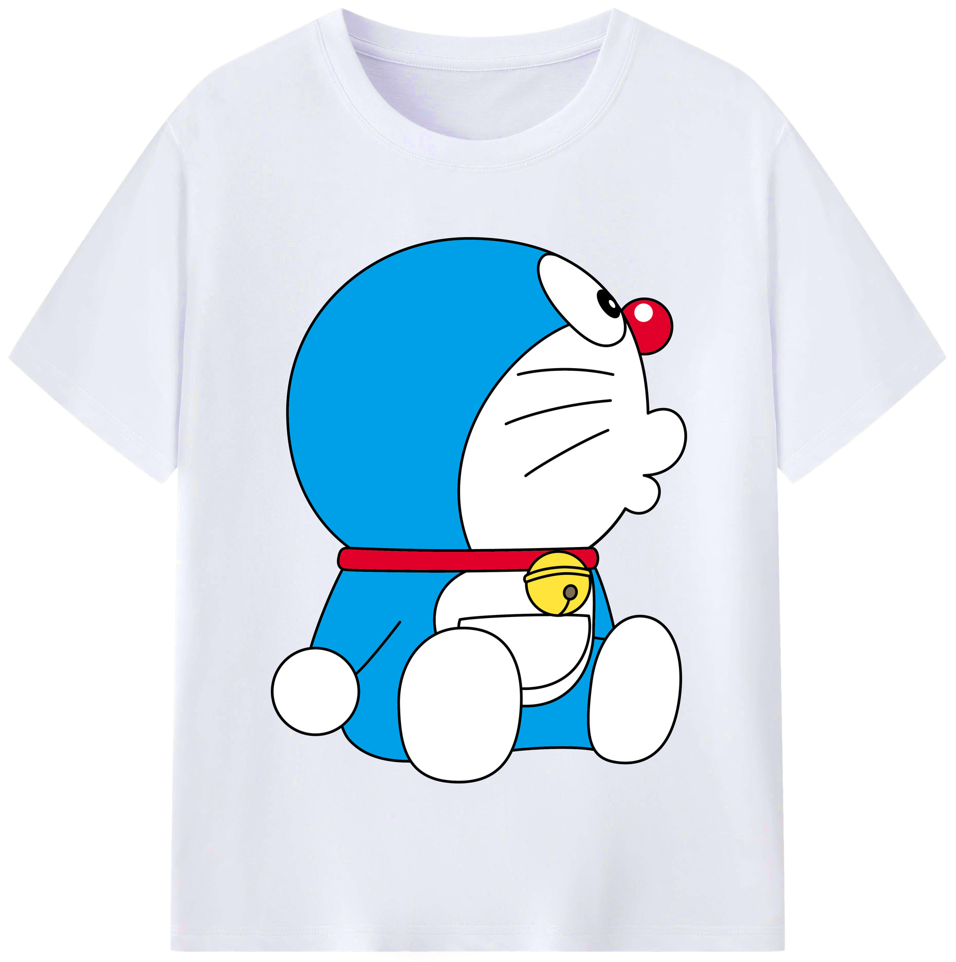 （画像用） ドラえもん Doraemon レディースカジュアルプリントTシャツ（綿100％）