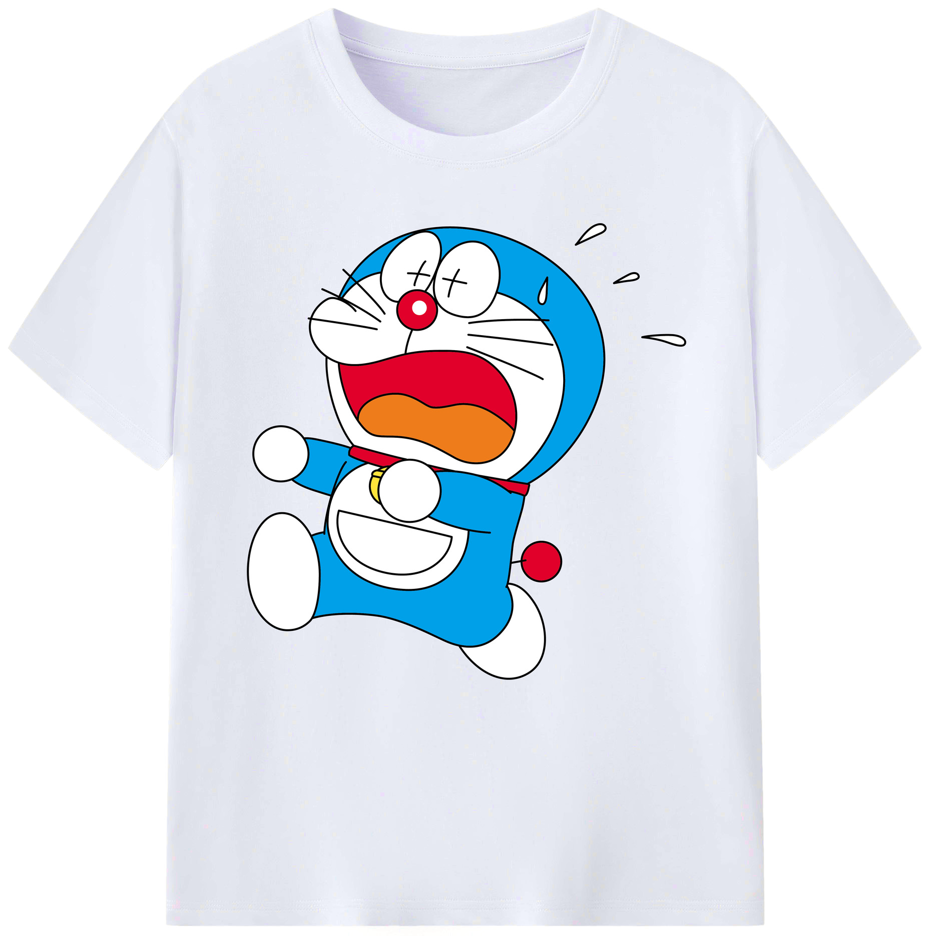 （画像用） ドラえもん Doraemon レディースカジュアルプリントTシャツ（綿100％）