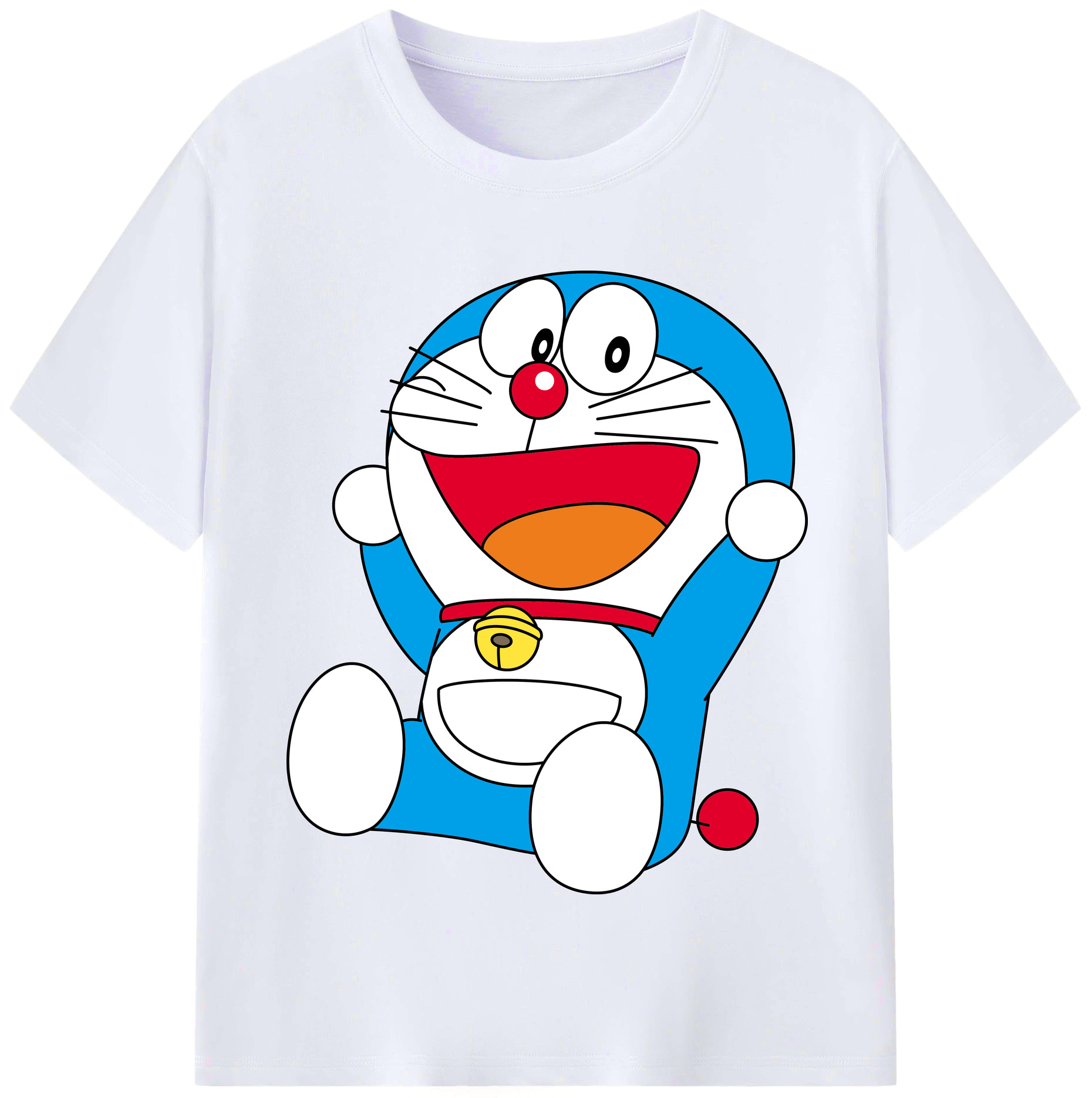 （画像用） ドラえもん Doraemon レディースカジュアルプリントTシャツ（綿100％）