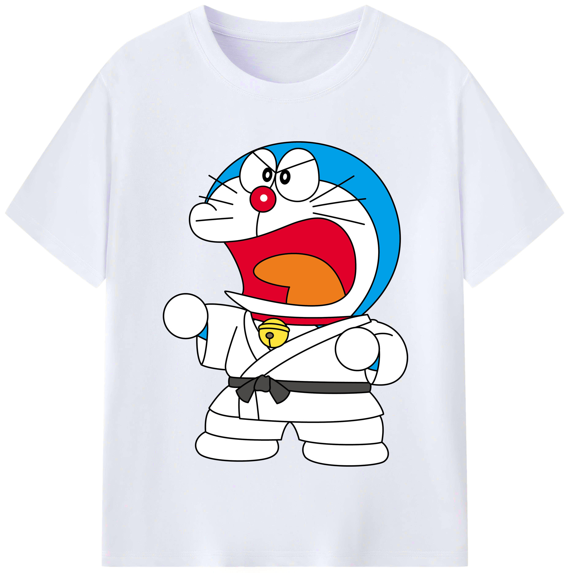 （画像用） ドラえもん Doraemon レディースカジュアルプリントTシャツ（綿100％）