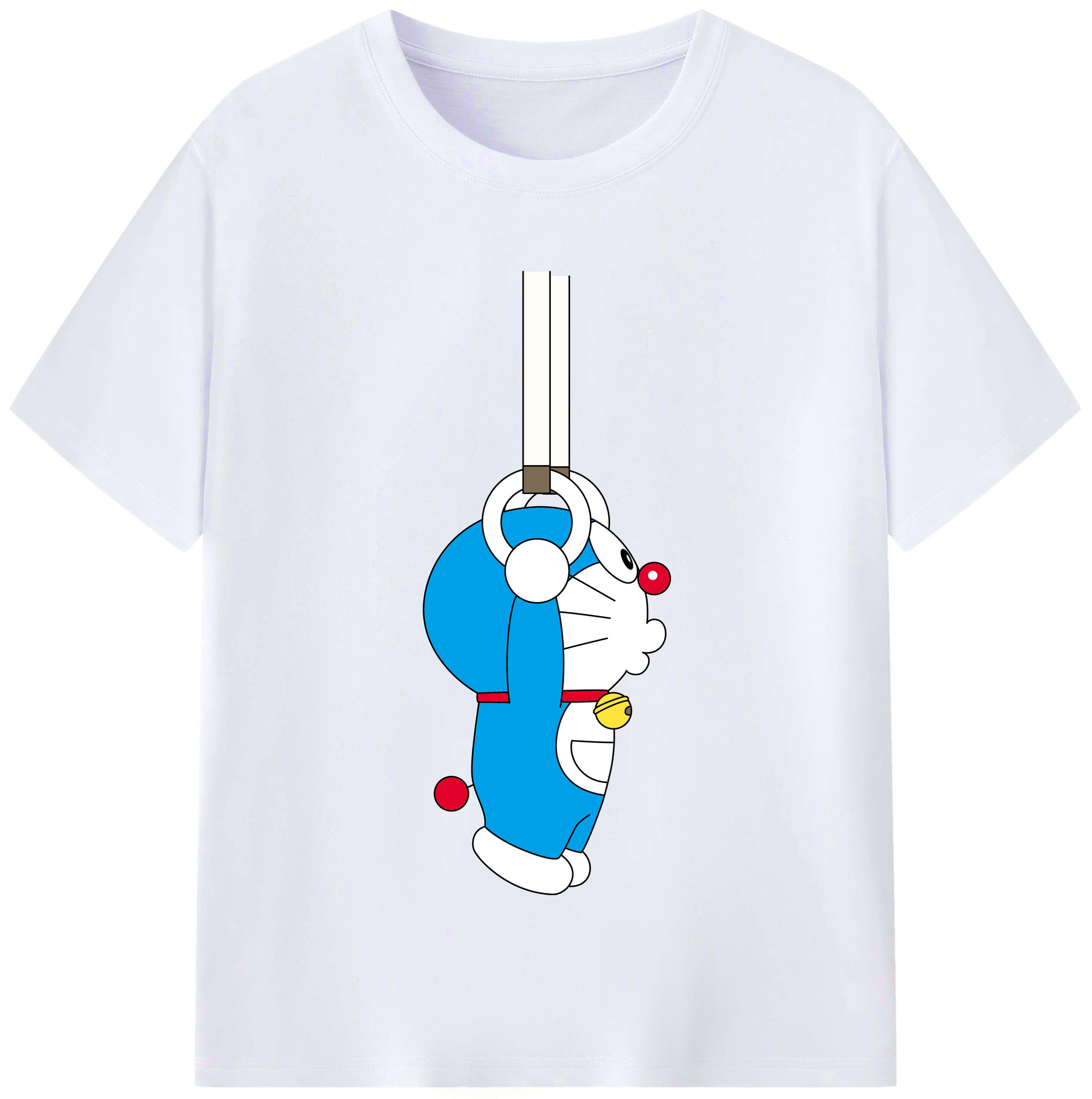 （画像用） ドラえもん Doraemon レディースカジュアルプリントTシャツ（綿100％）