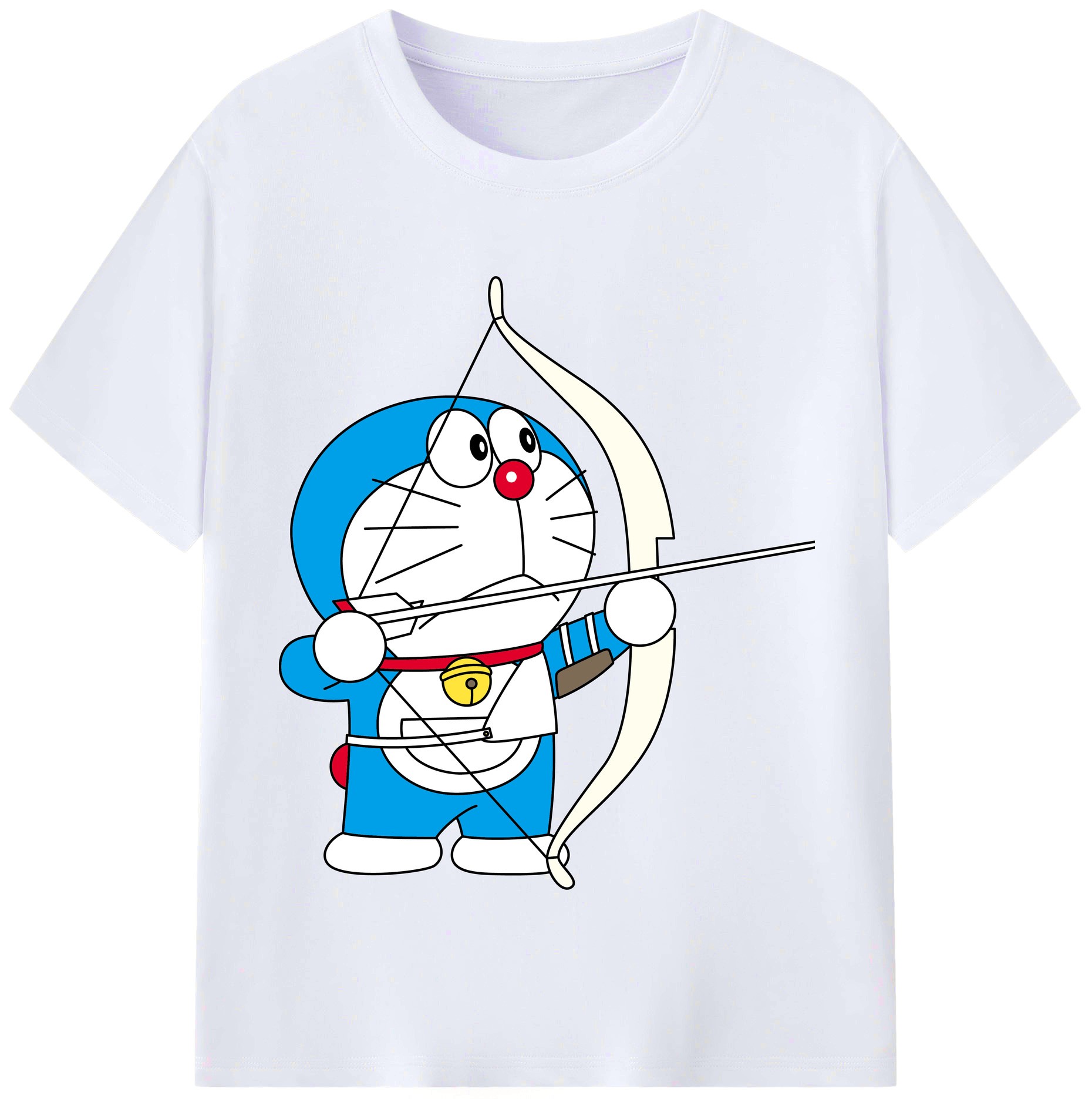 （画像用） ドラえもん Doraemon レディースカジュアルプリントTシャツ（綿100％）