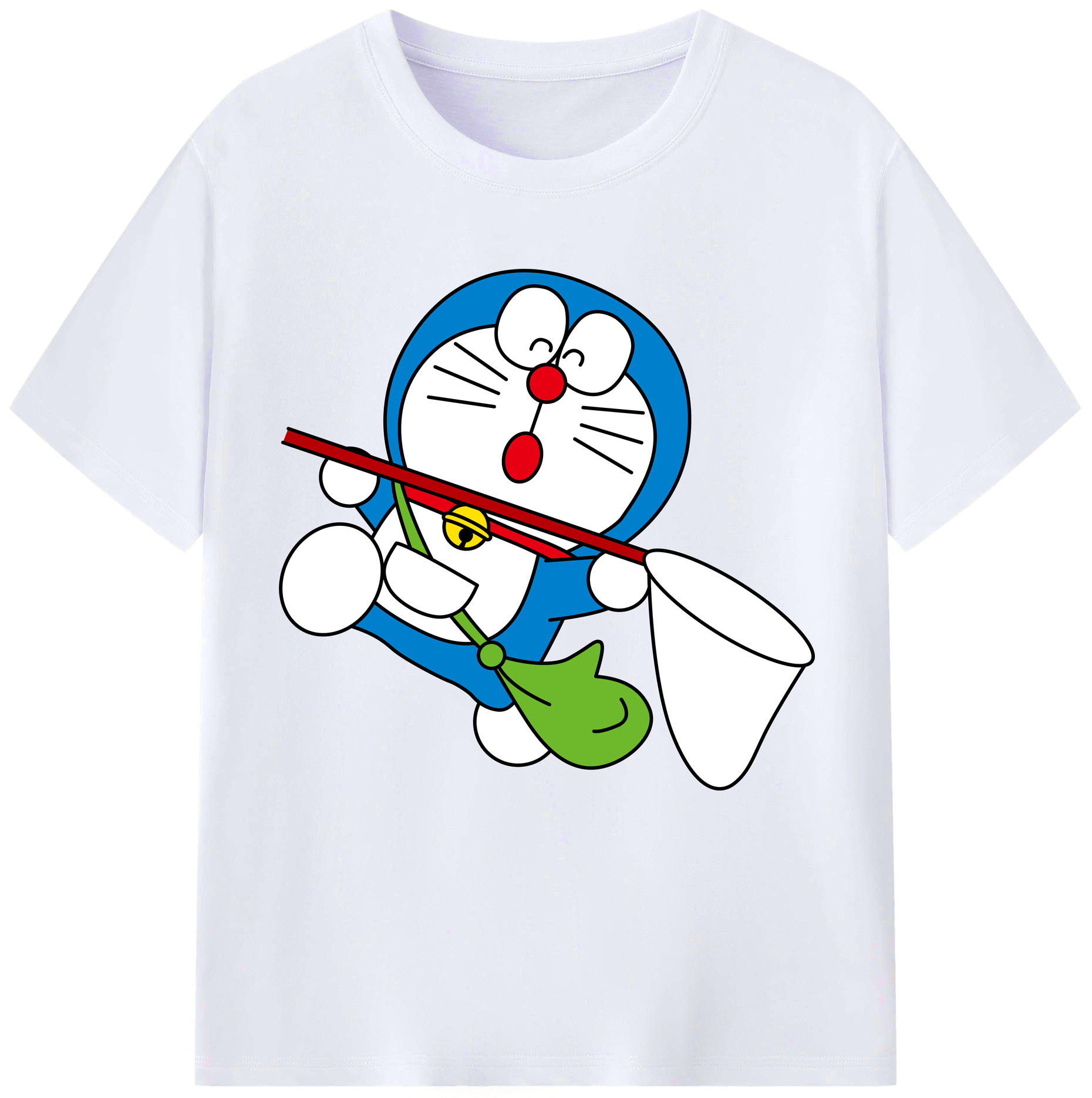 （画像用） ドラえもん Doraemon レディースカジュアルプリントTシャツ（綿100％）