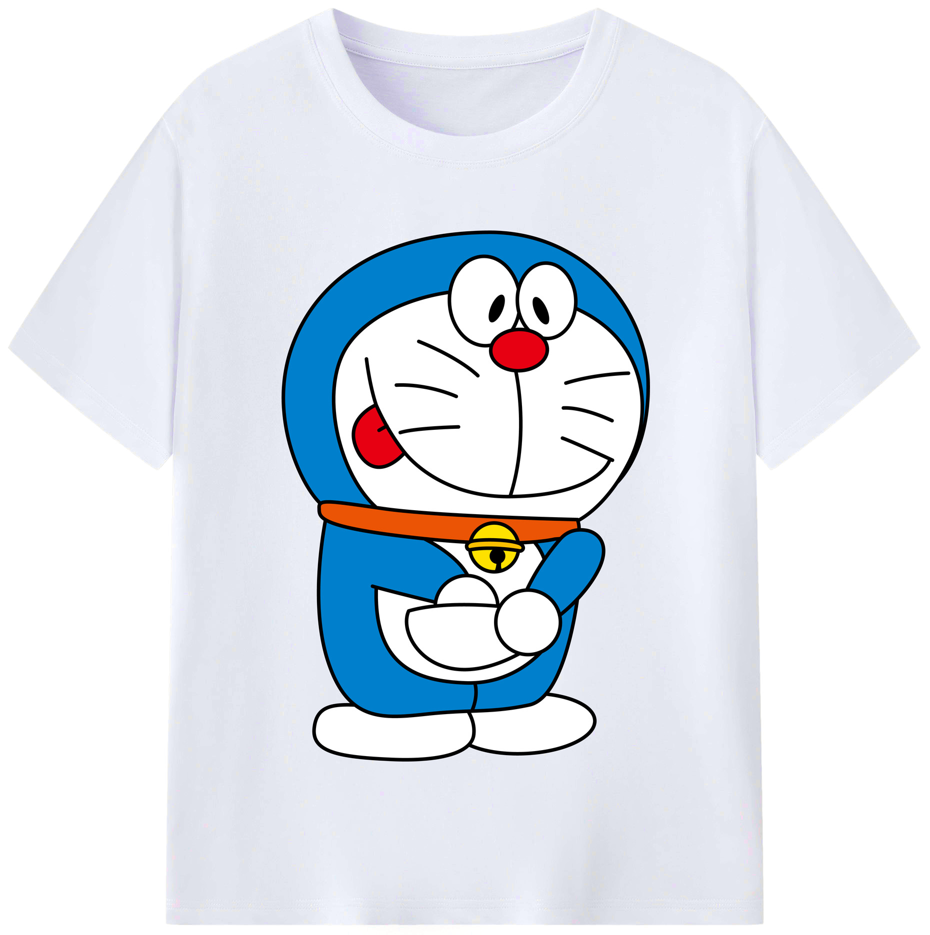 （画像用） ドラえもん Doraemon レディースカジュアルプリントTシャツ（綿100％）