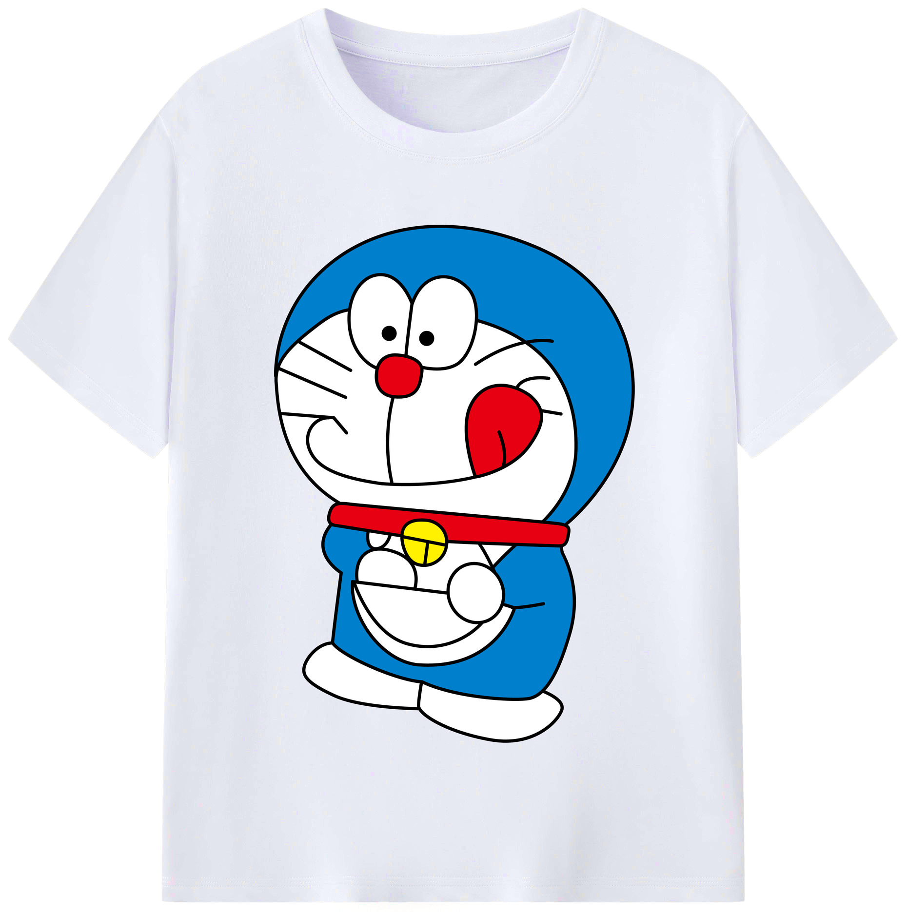 （画像用） ドラえもん Doraemon レディースカジュアルプリントTシャツ（綿100％）