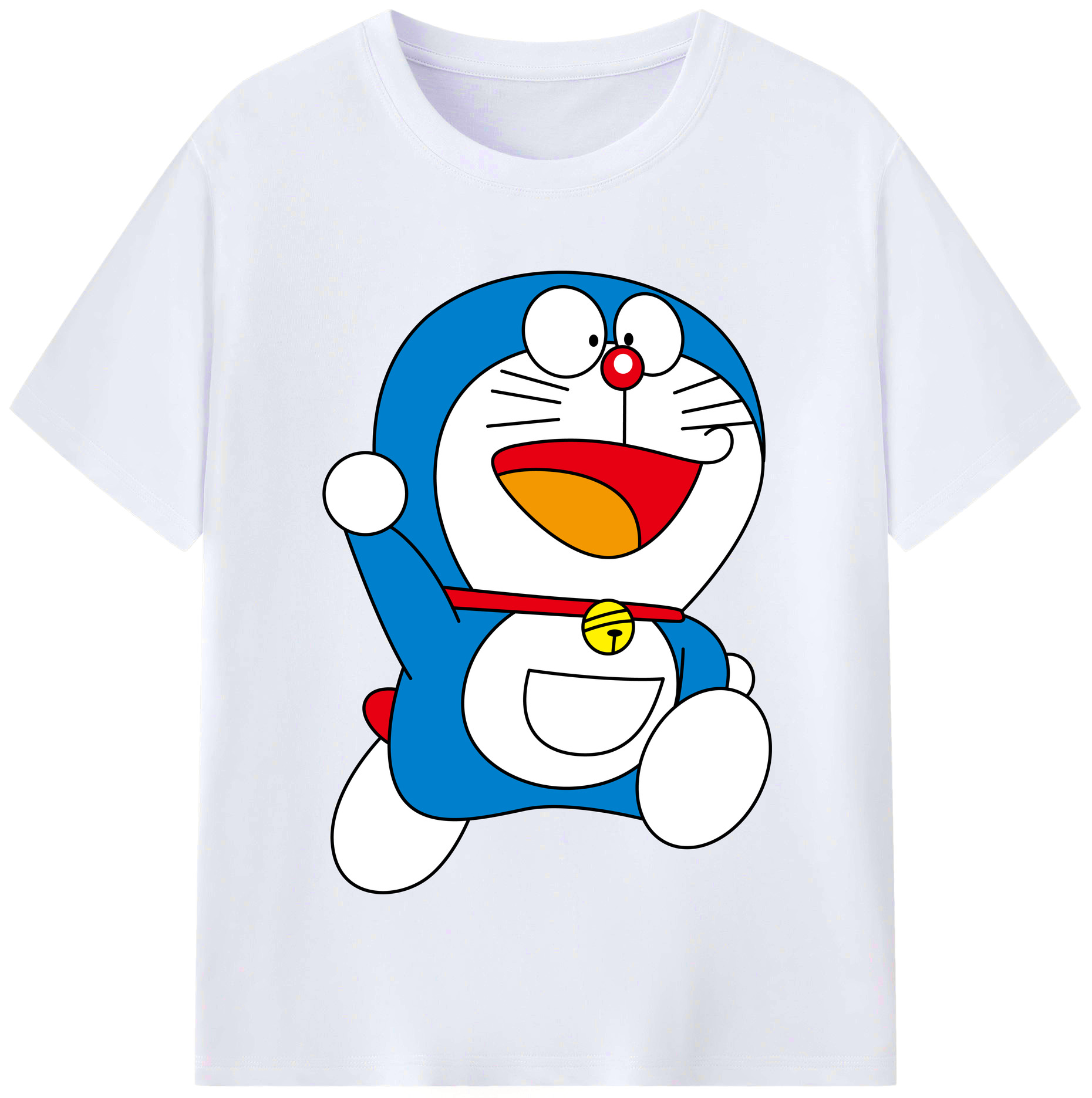 （画像用） ドラえもん Doraemon レディースカジュアルプリントTシャツ（綿100％）