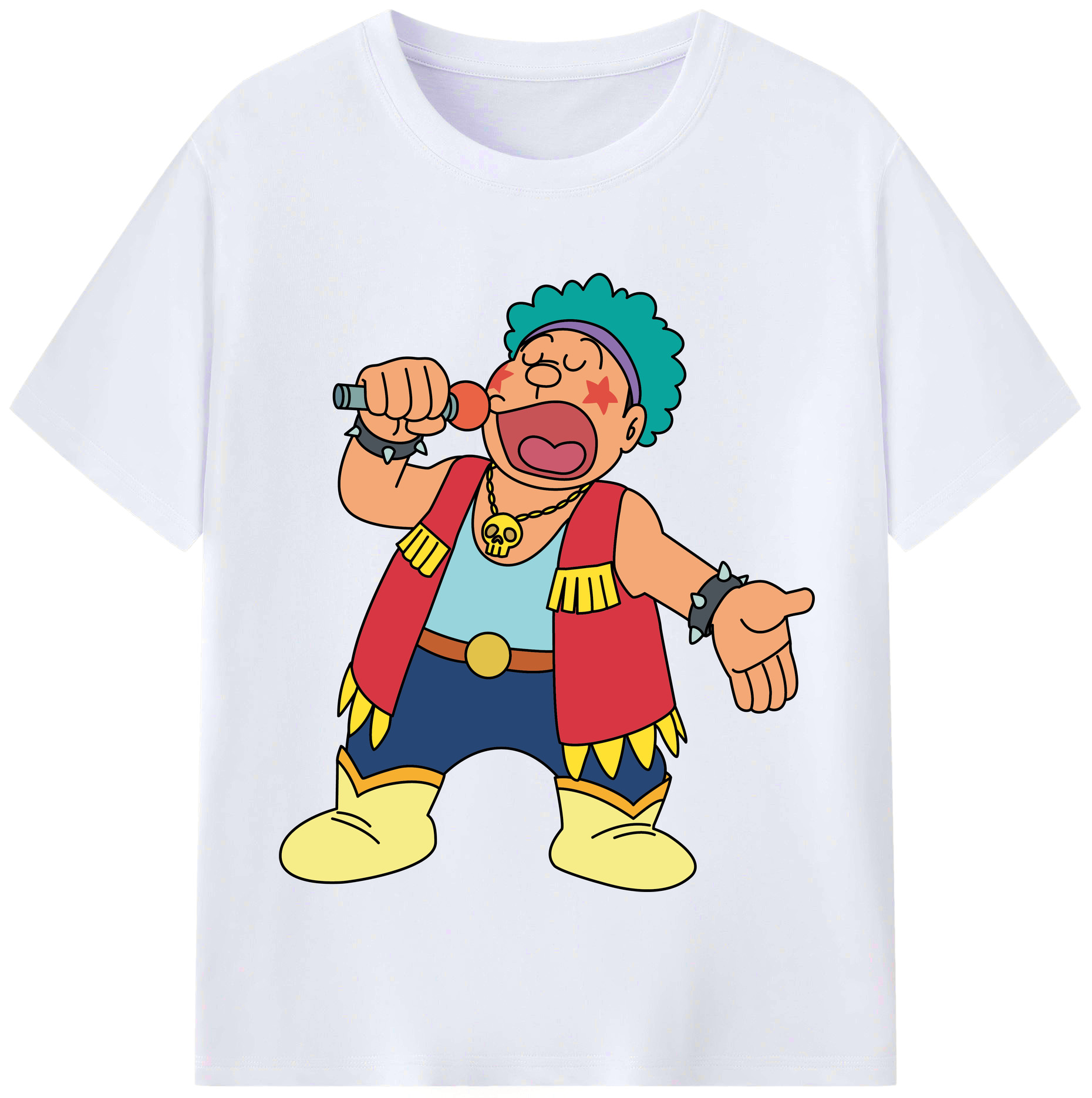 （画像用） ドラえもん 剛田武 Doraemon Gouta Takeshi レディースカジュアルプリントTシャツ（綿100％）