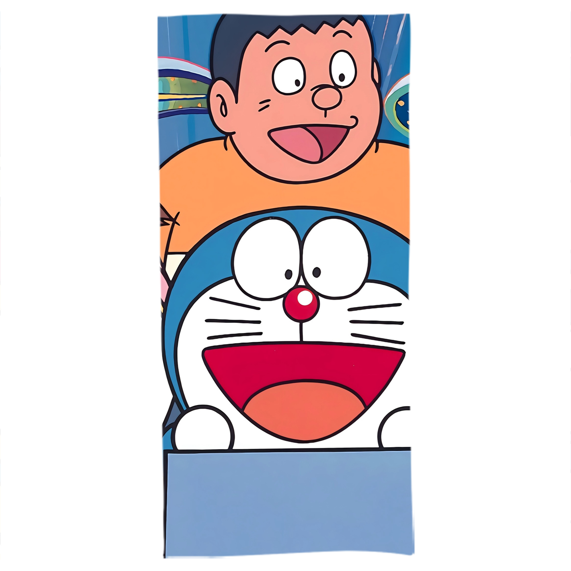 （画像用） ドラえもん Doraemon 大判バスタオル 70×140cm 吸水速乾 柔らかい肌触り