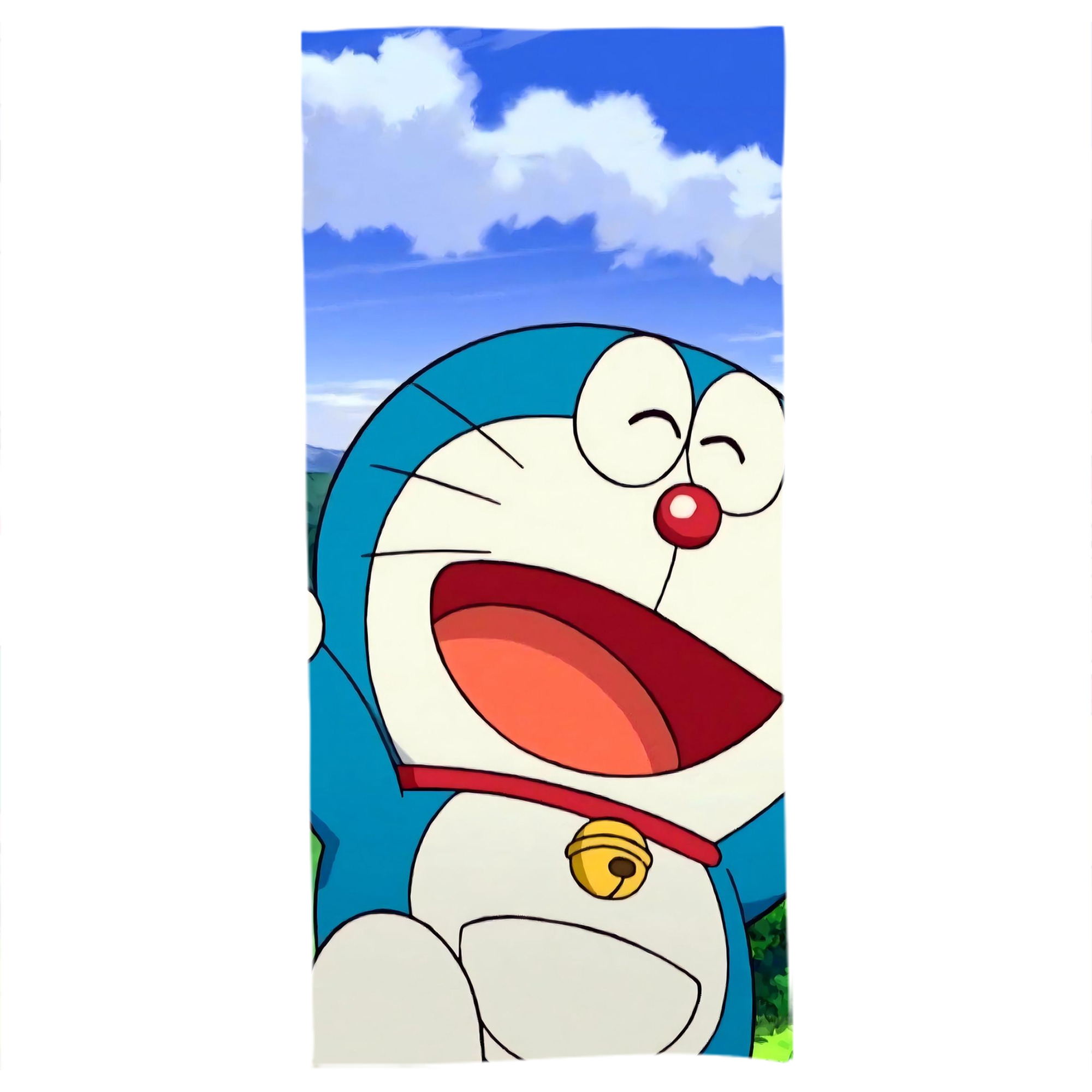 （画像用） ドラえもん Doraemon 大判バスタオル 70×140cm 吸水速乾 柔らかい肌触り