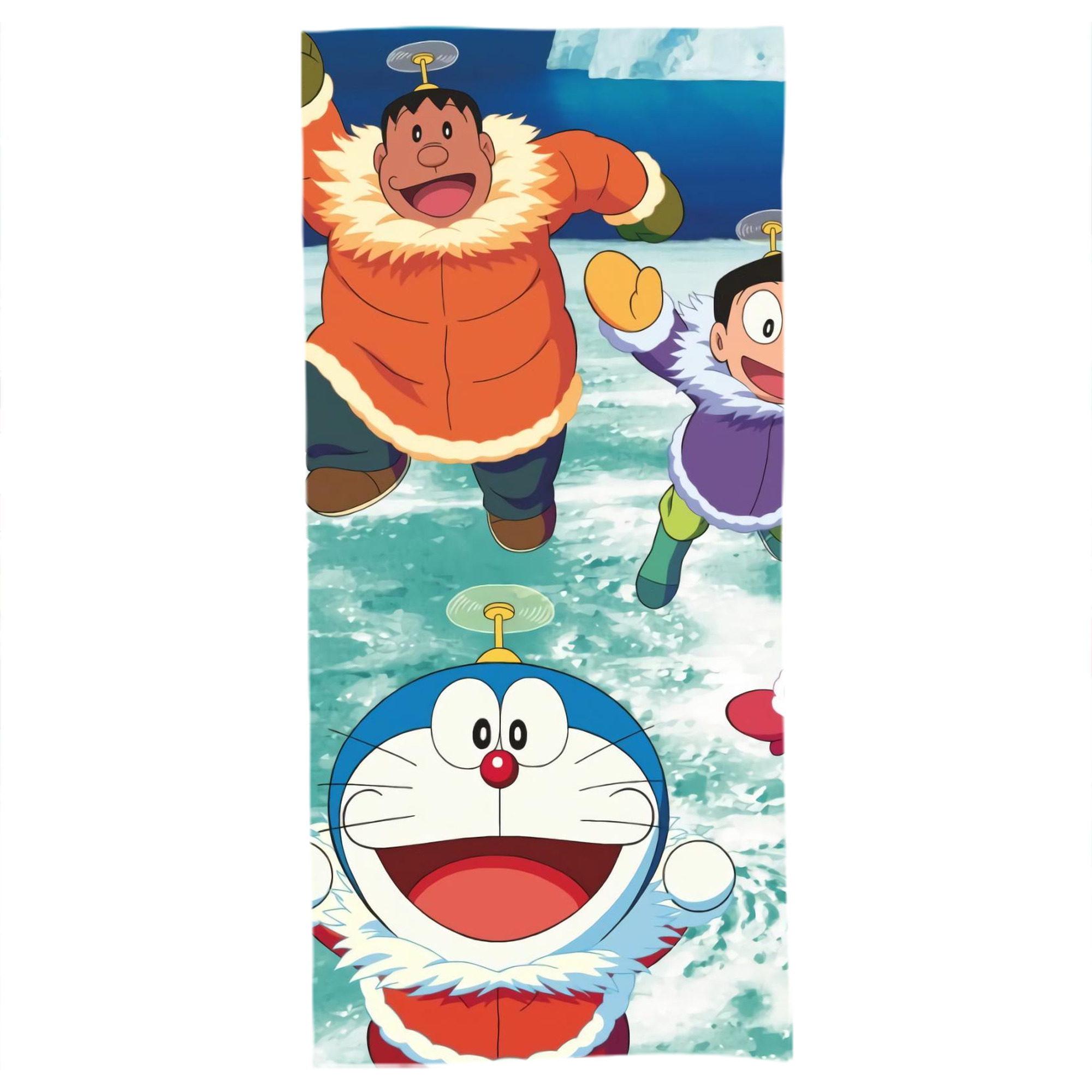 （画像用） ドラえもん Doraemon 大判バスタオル 70×140cm 吸水速乾 柔らかい肌触り