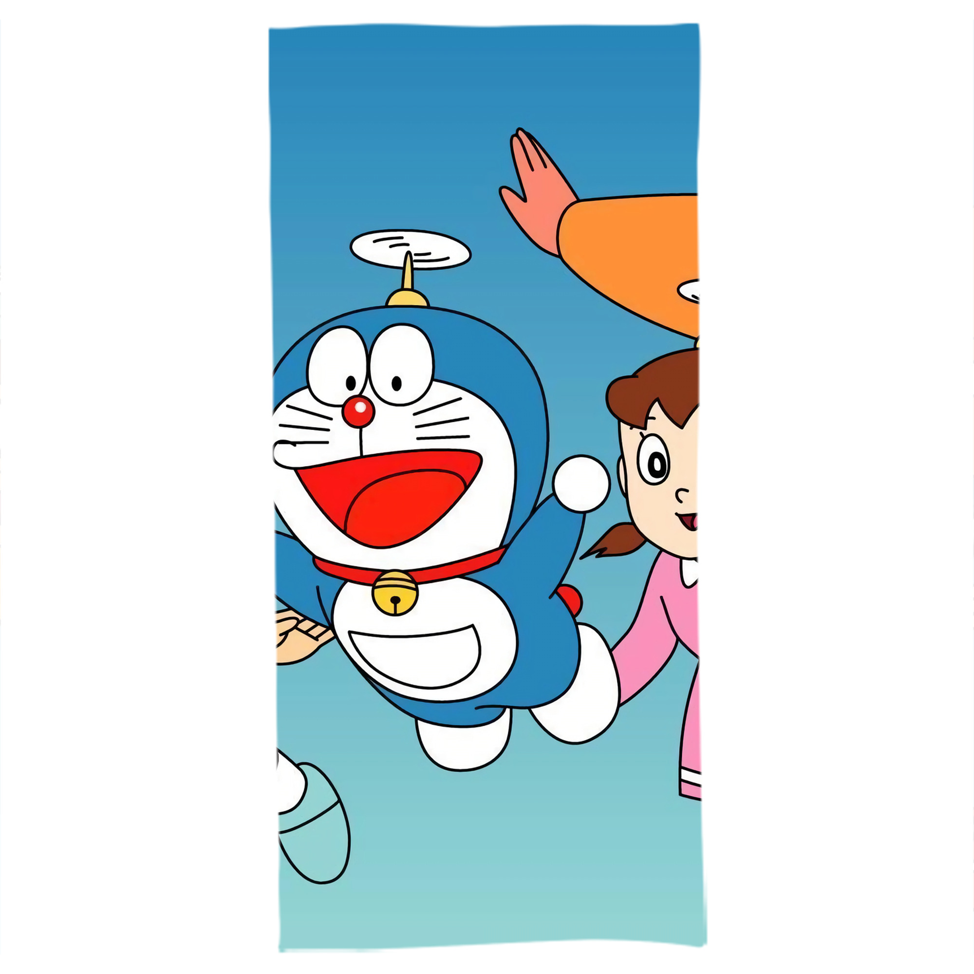 （画像用） ドラえもん Doraemon 大判バスタオル 70×140cm 吸水速乾 柔らかい肌触り