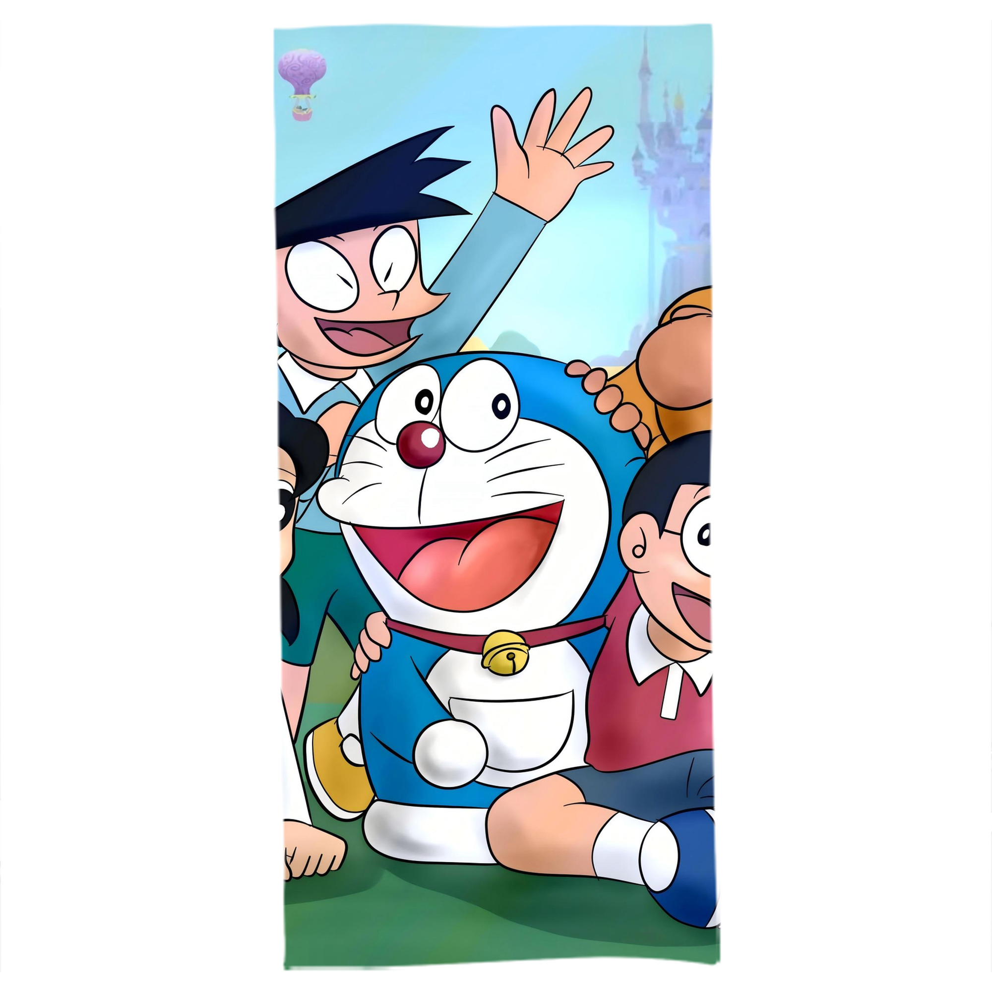 （画像用） ドラえもん Doraemon 大判バスタオル 70×140cm 吸水速乾 柔らかい肌触り