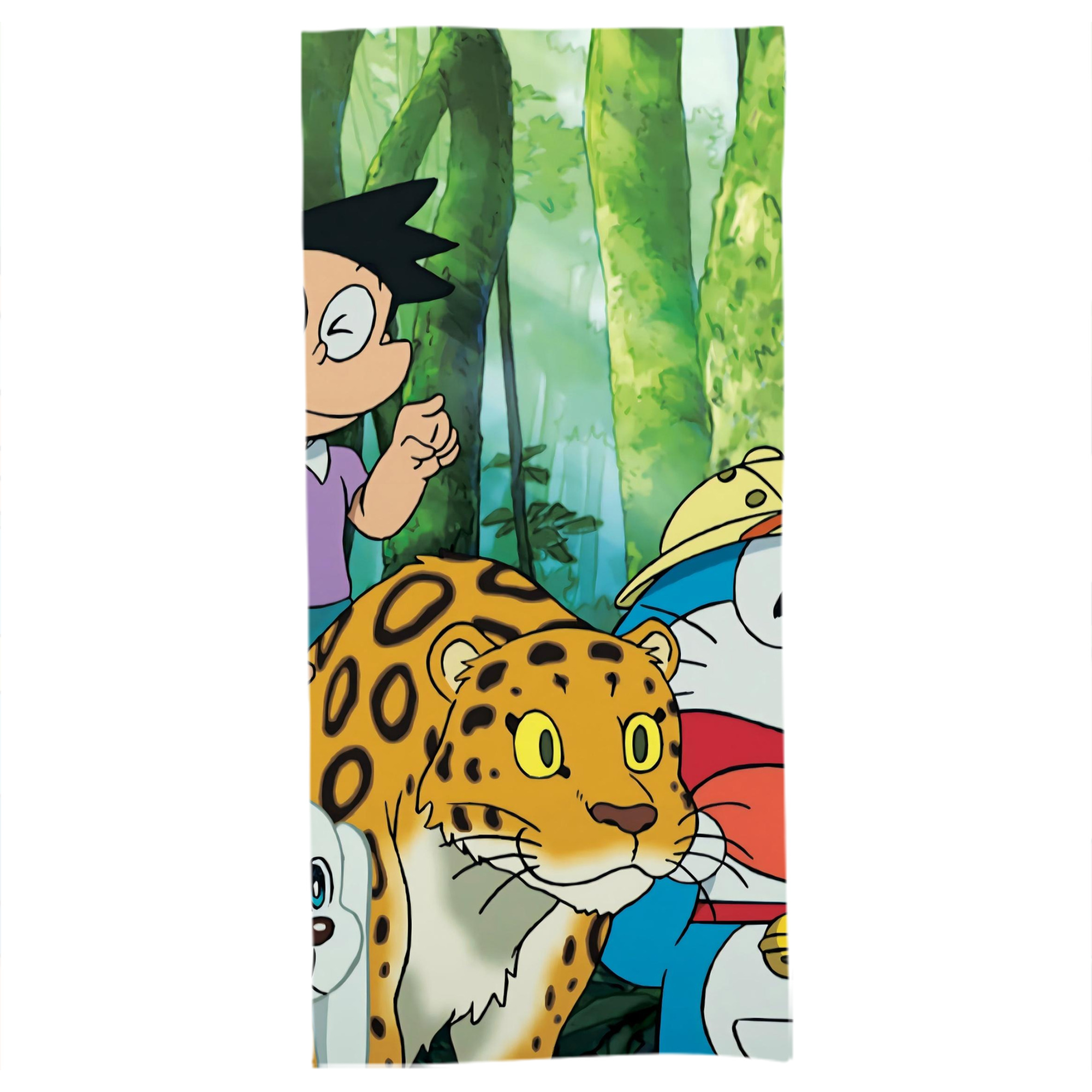 （画像用） ドラえもん Doraemon 大判バスタオル 70×140cm 吸水速乾 柔らかい肌触り