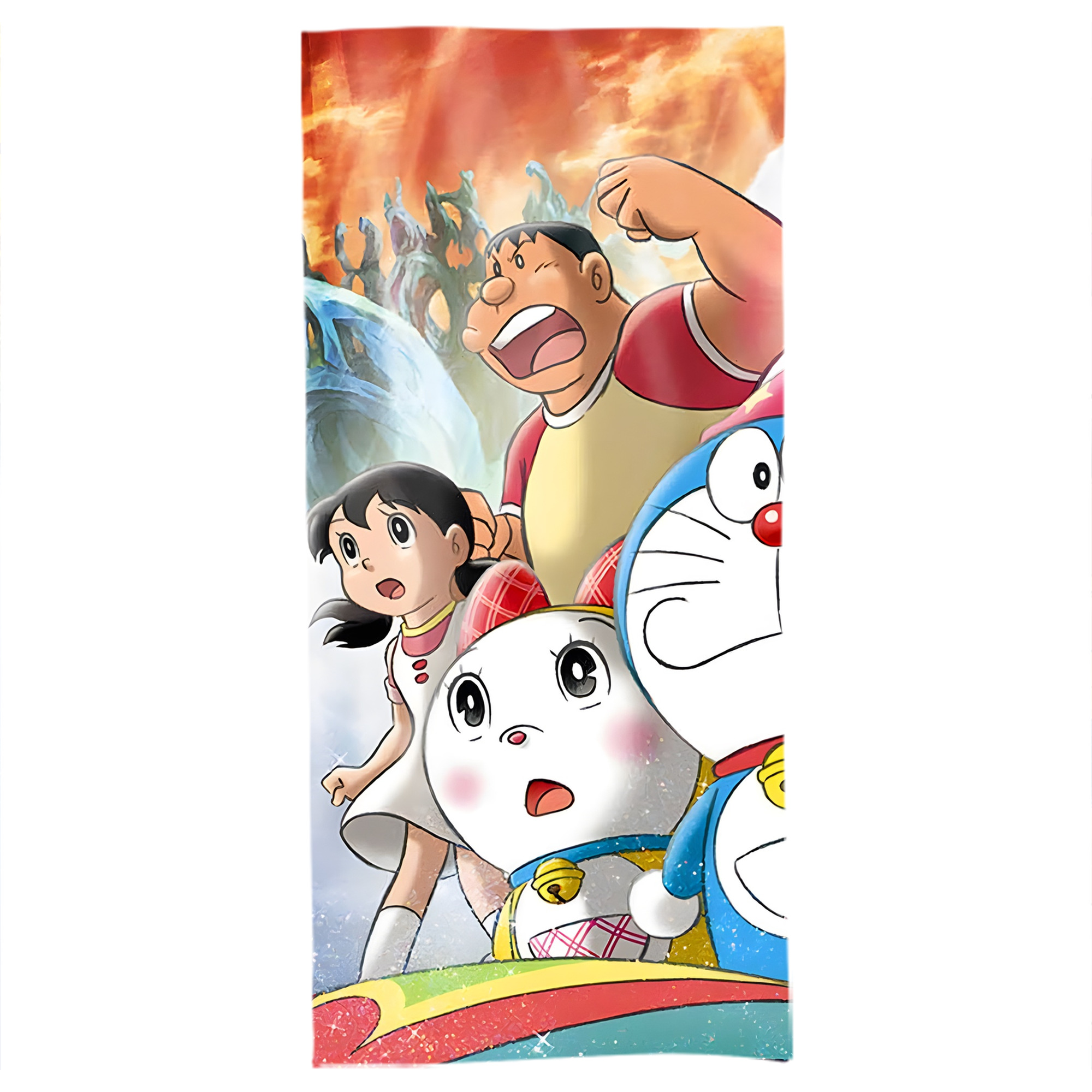 （画像用） ドラえもん Doraemon 大判バスタオル 70×140cm 吸水速乾 柔らかい肌触り