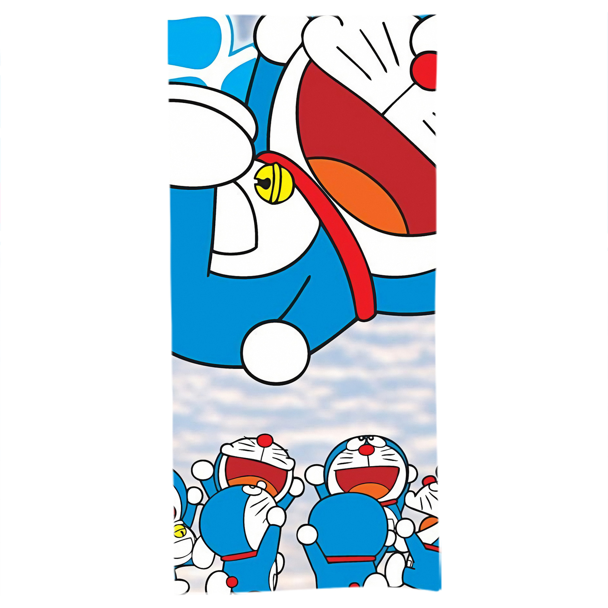 （画像用） ドラえもん Doraemon 大判バスタオル 70×140cm 吸水速乾 柔らかい肌触り