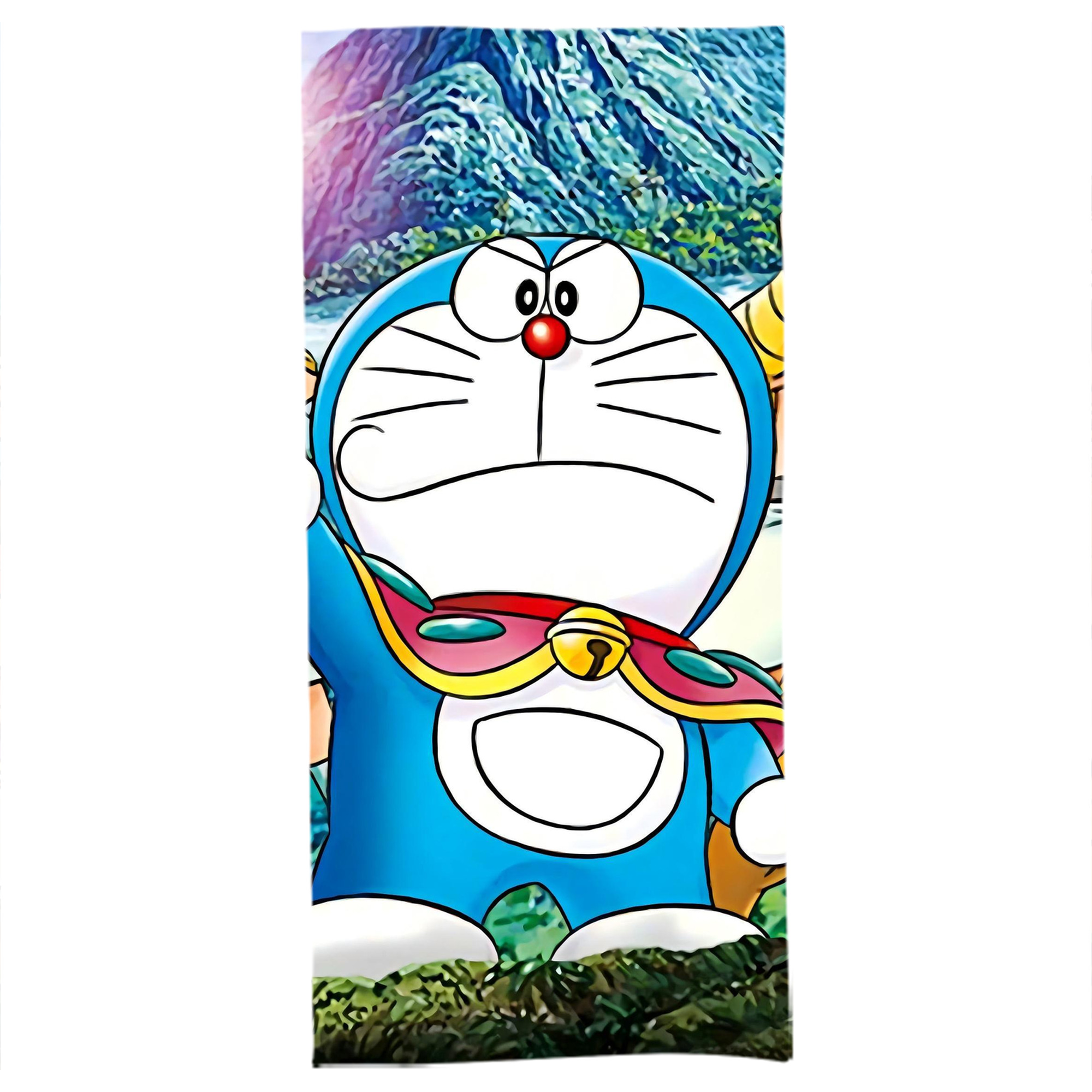 （画像用） ドラえもん Doraemon 大判バスタオル 70×140cm 吸水速乾 柔らかい肌触り