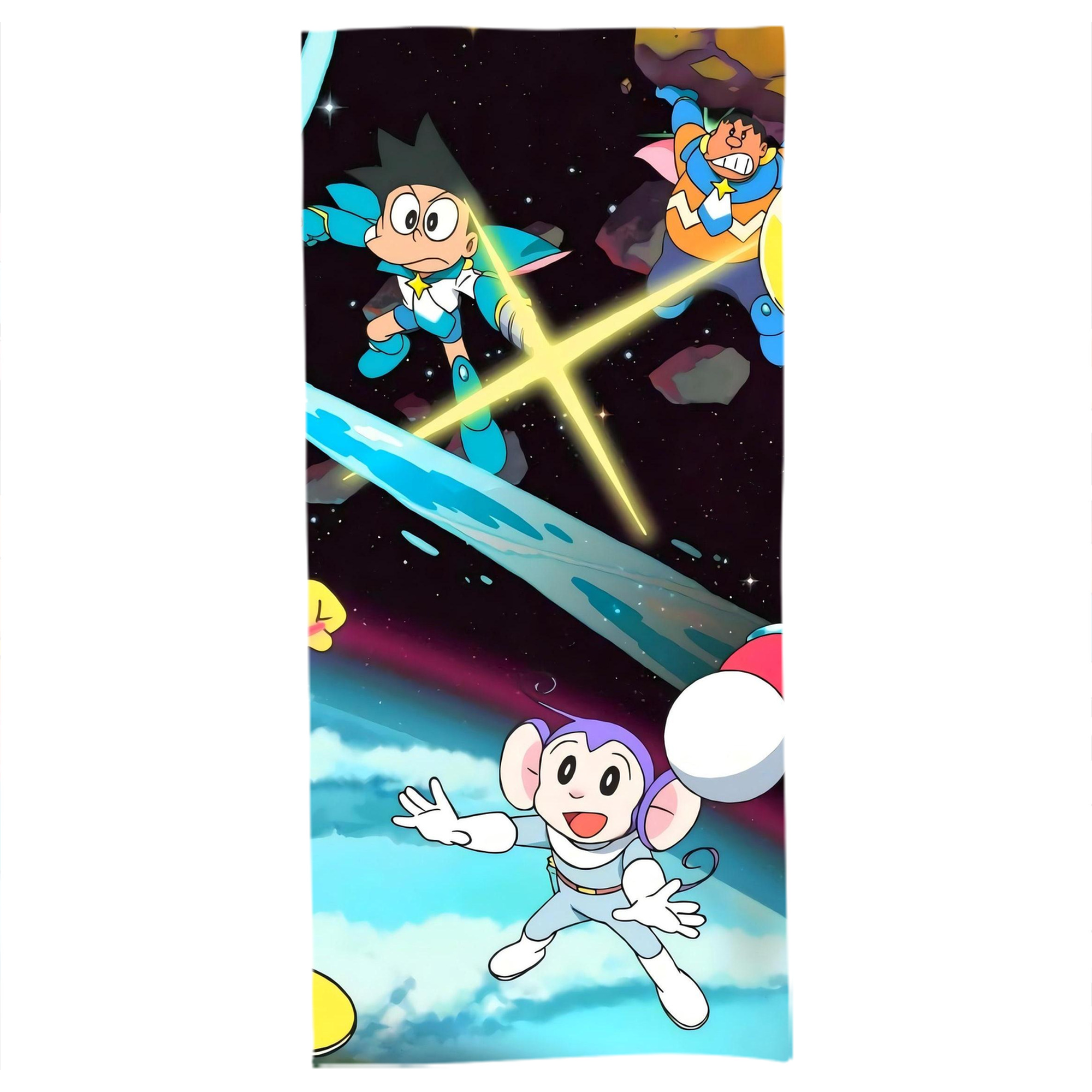 （画像用） ドラえもん Doraemon 大判バスタオル 70×140cm 吸水速乾 柔らかい肌触り