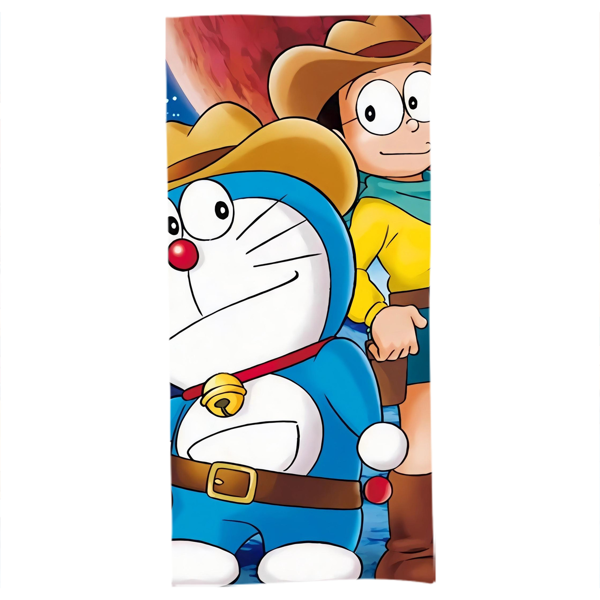 （画像用） ドラえもん Doraemon 大判バスタオル 70×140cm 吸水速乾 柔らかい肌触り